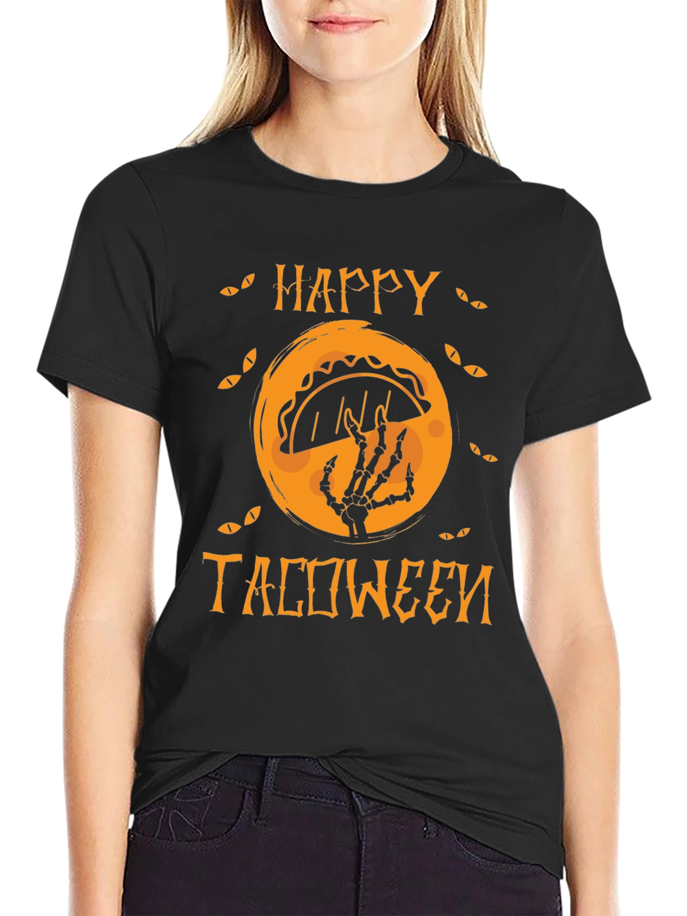 Happy Tacoween T-Shirt Halloween Taco Shirt