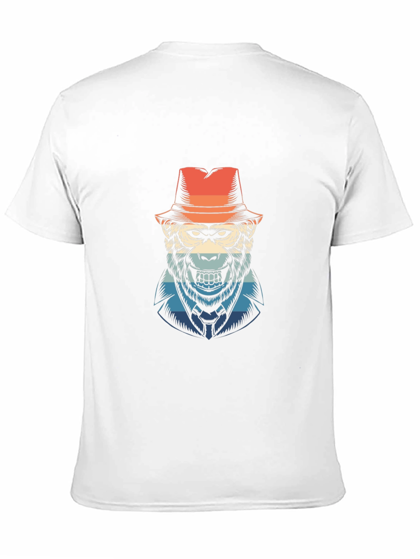 Cool Ape Fedora Graphic T-Shirt