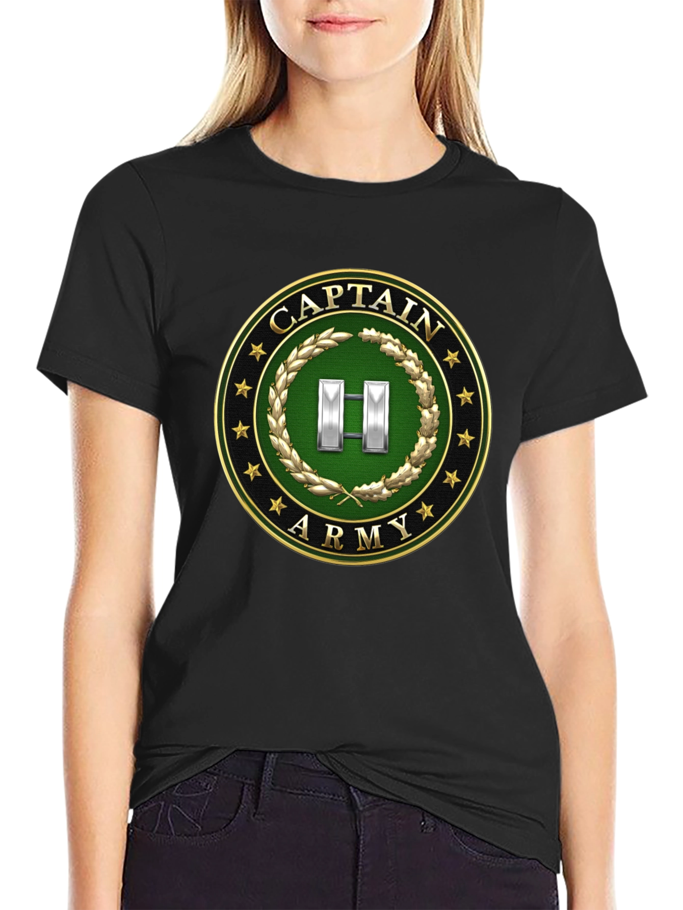 Army Captain T-Shirt - Military Rank Tee
