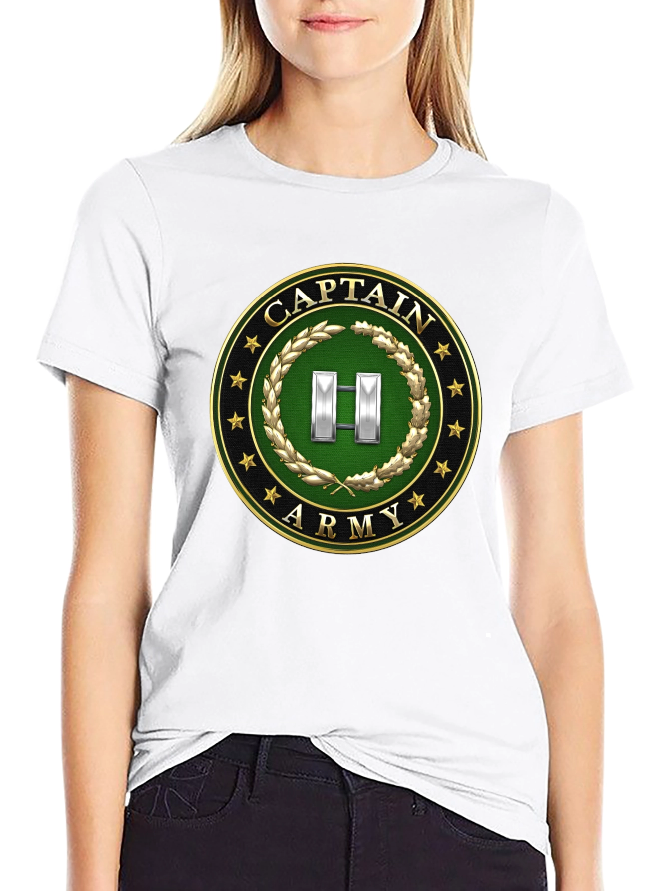 Army Captain T-Shirt - Military Rank Tee