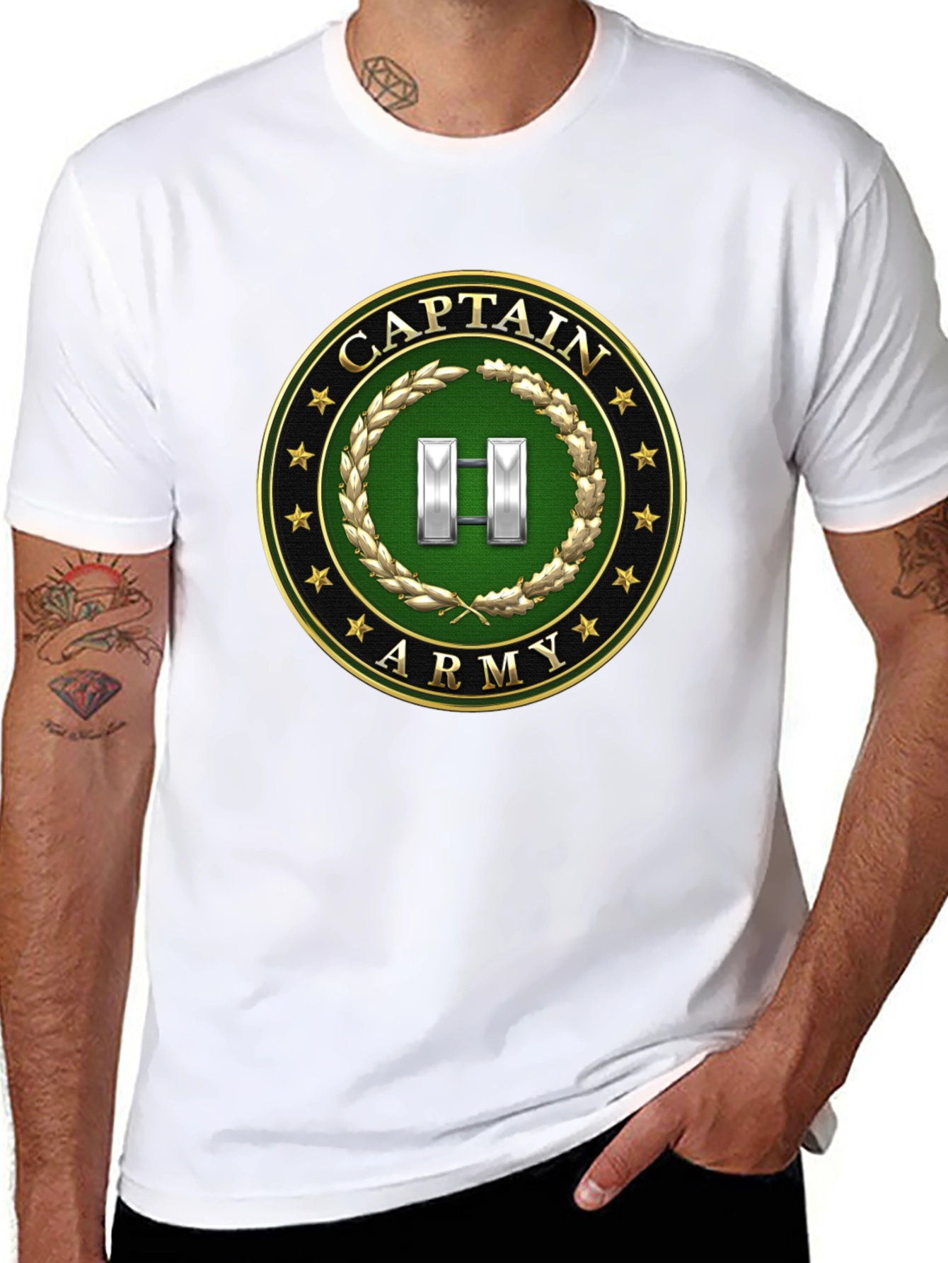 Army Captain T-Shirt - Military Rank Tee