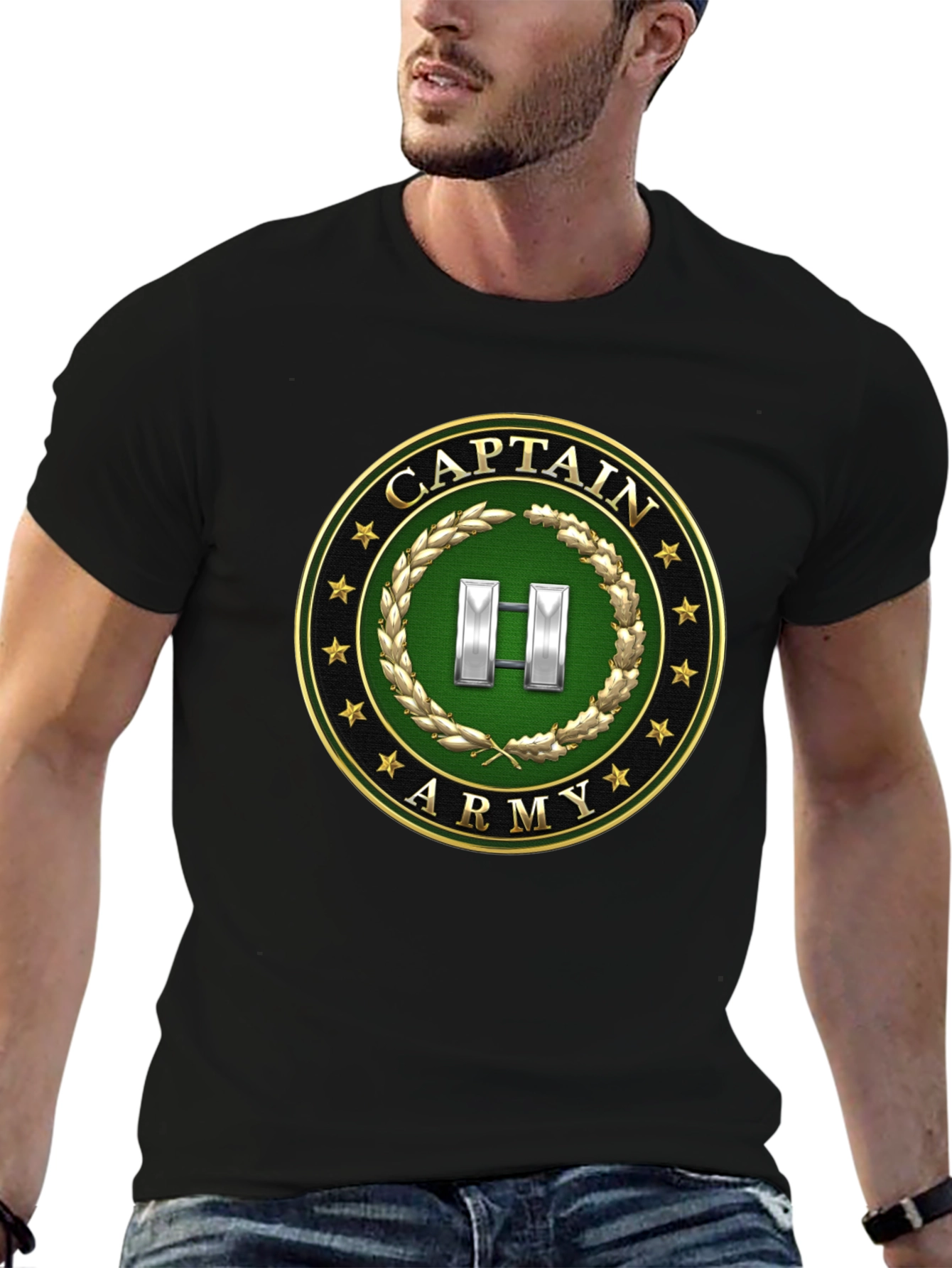 Army Captain T-Shirt - Military Rank Tee