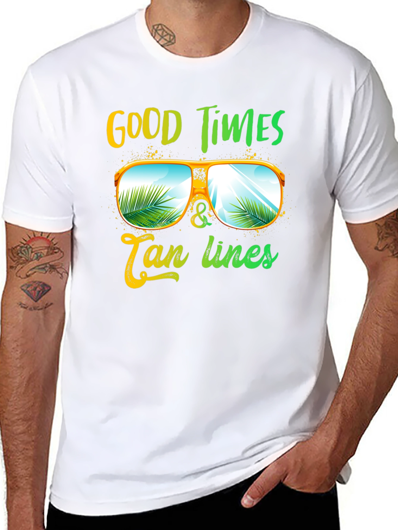 Good Times & Tan Lines T-Shirt - Summer Vibes