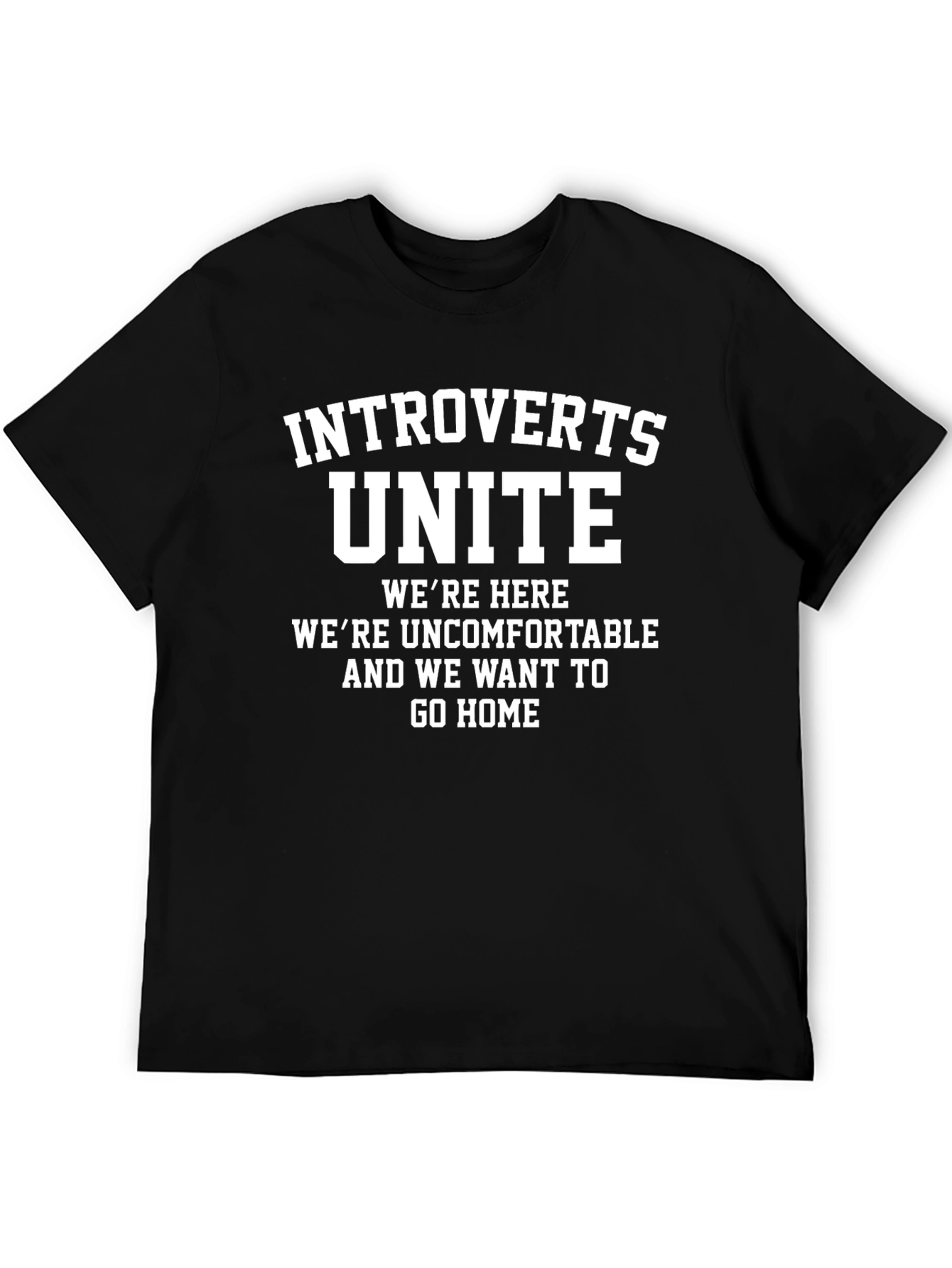 Introverts Unite T-Shirt - Comfortable & Humorous
