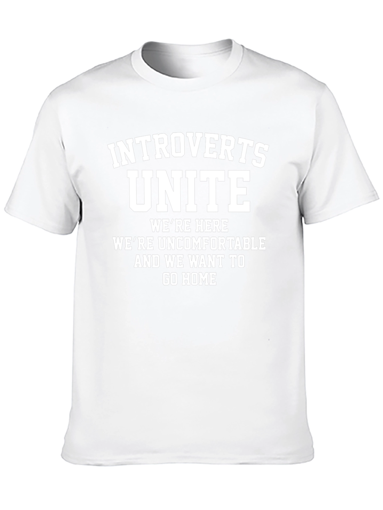 Introverts Unite T-Shirt - Comfortable & Humorous