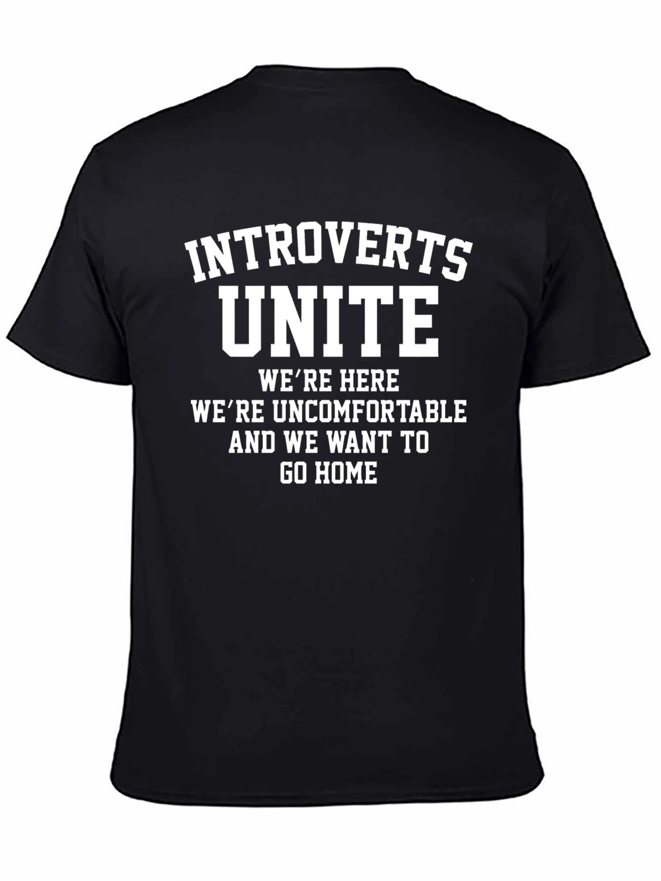 Introverts Unite T-Shirt - Comfortable & Humorous