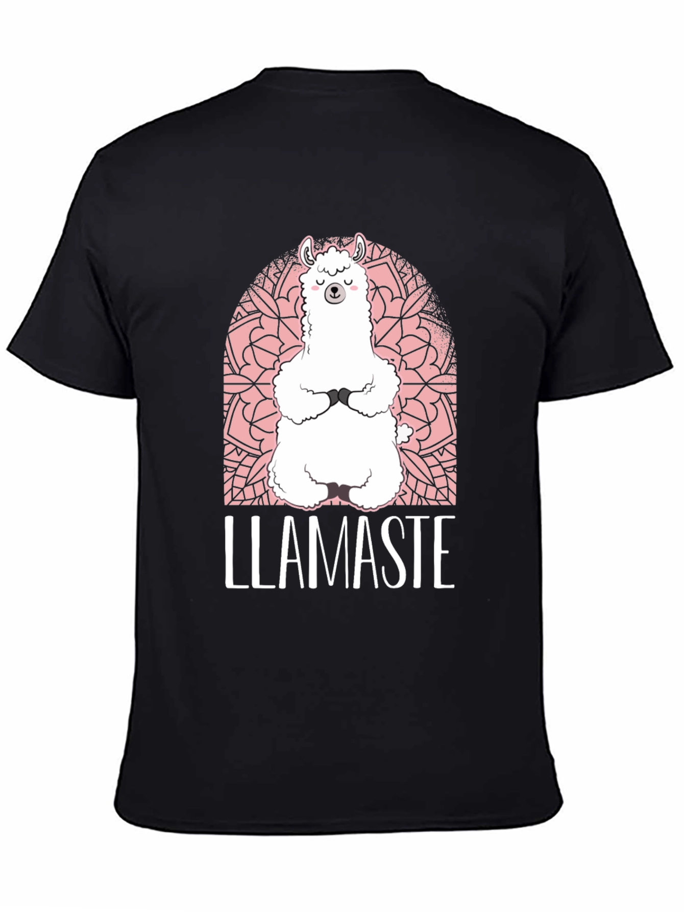 Llamaste Yoga T-Shirt - Meditating Llama
