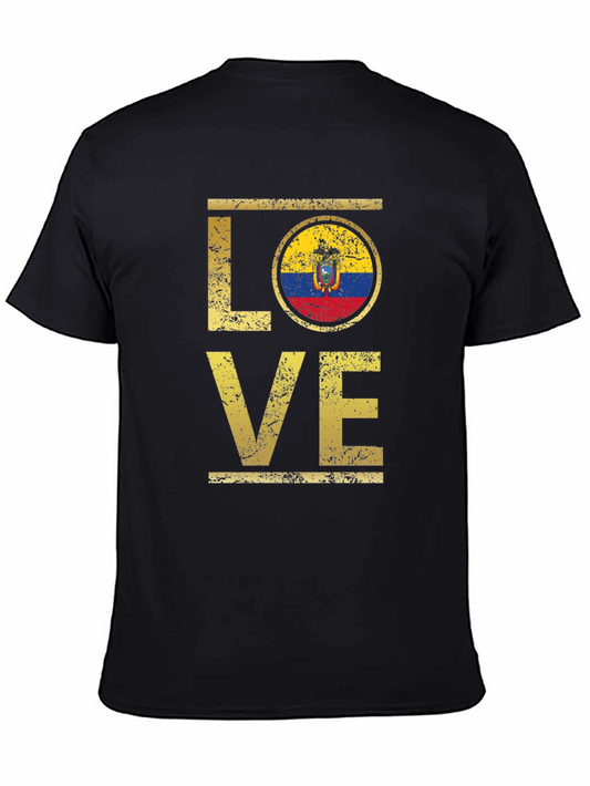 Ecuador Flag Love T-Shirt