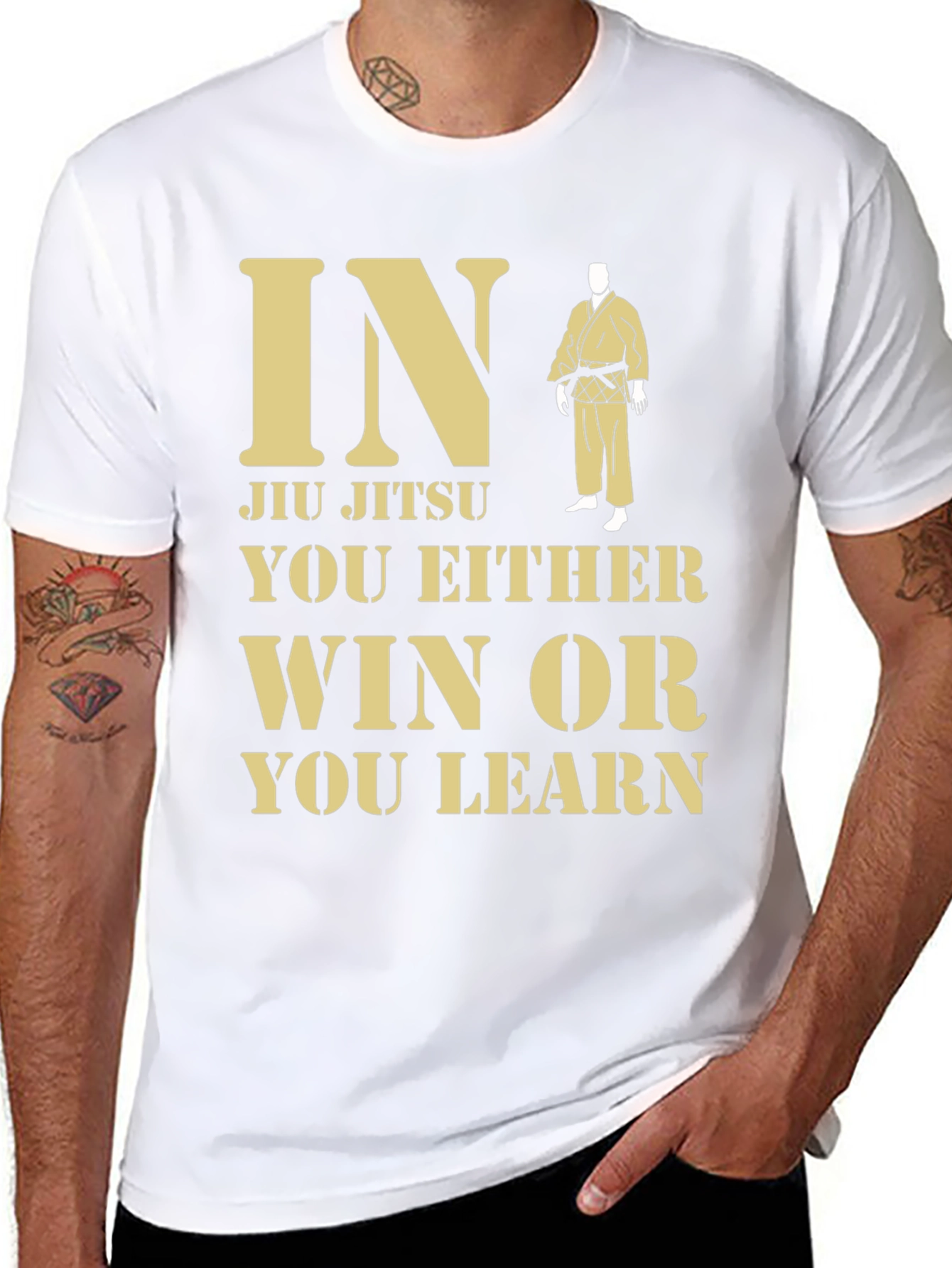 Jiu Jitsu Win/Learn Graphic T-Shirt