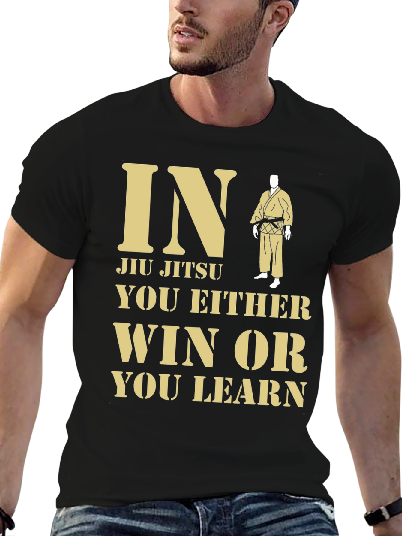 Jiu Jitsu Win/Learn Graphic T-Shirt
