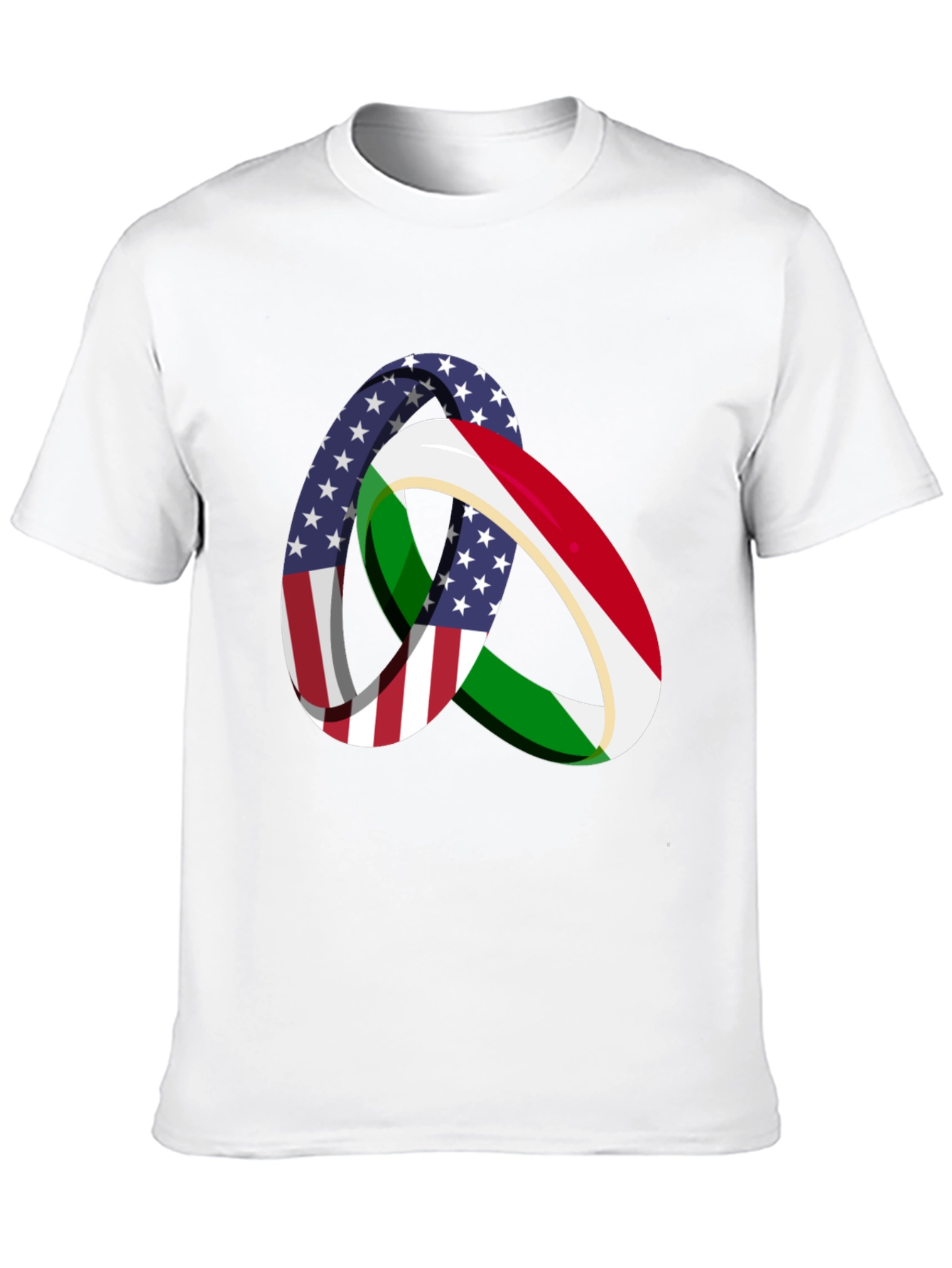 USA Italy Friendship T-Shirt