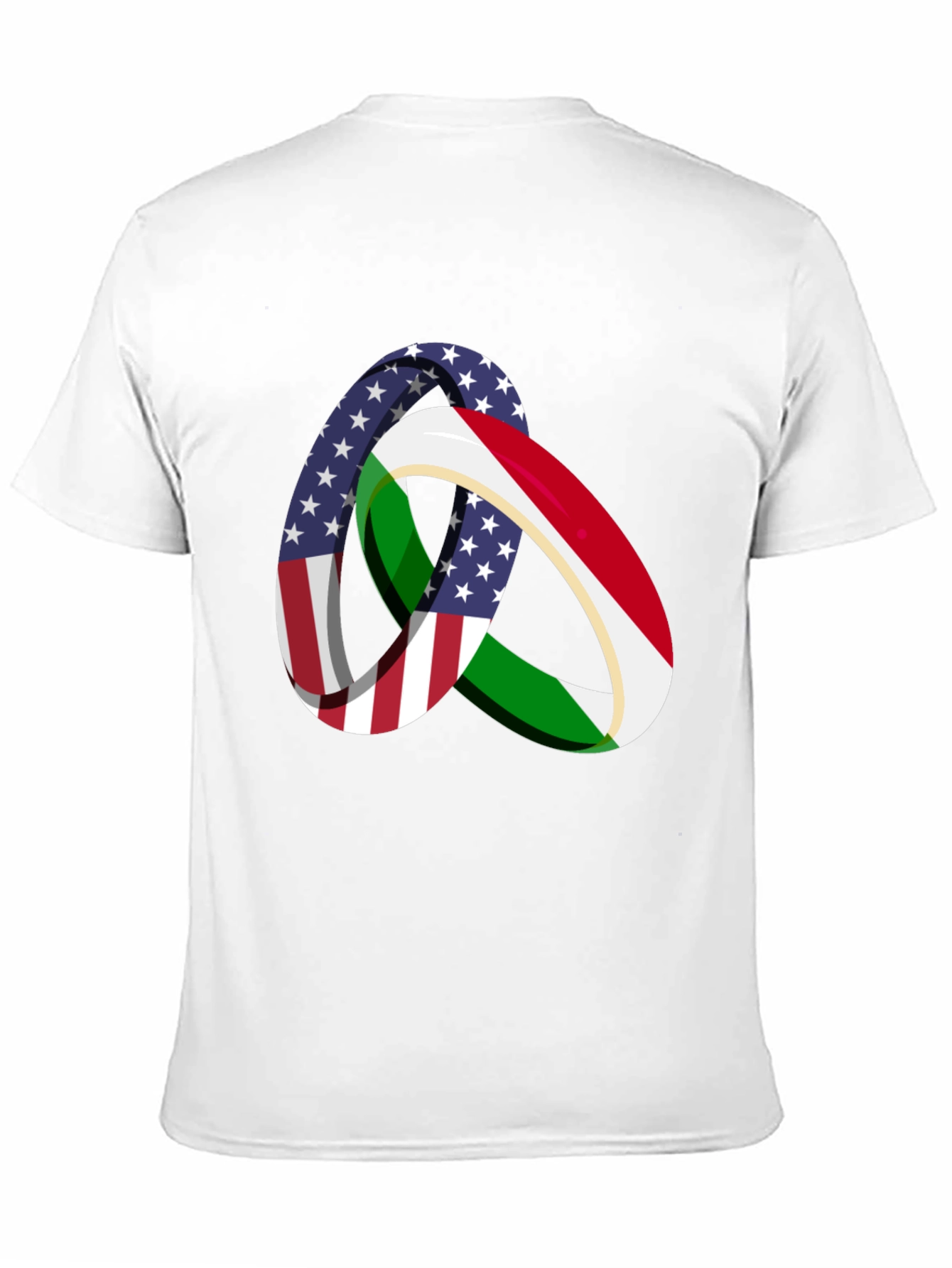 USA Italy Friendship T-Shirt