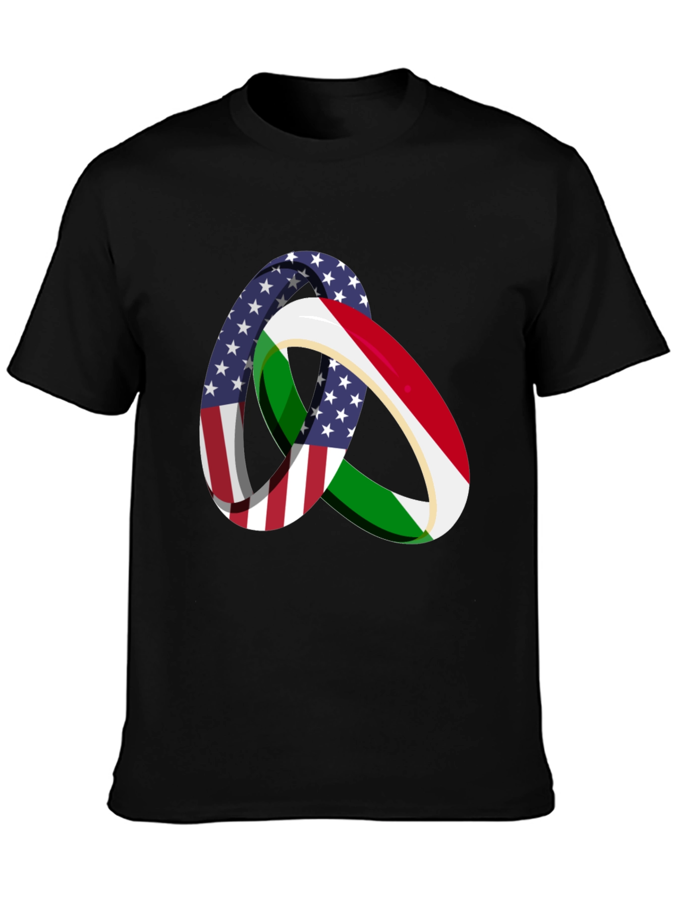 USA Italy Friendship T-Shirt