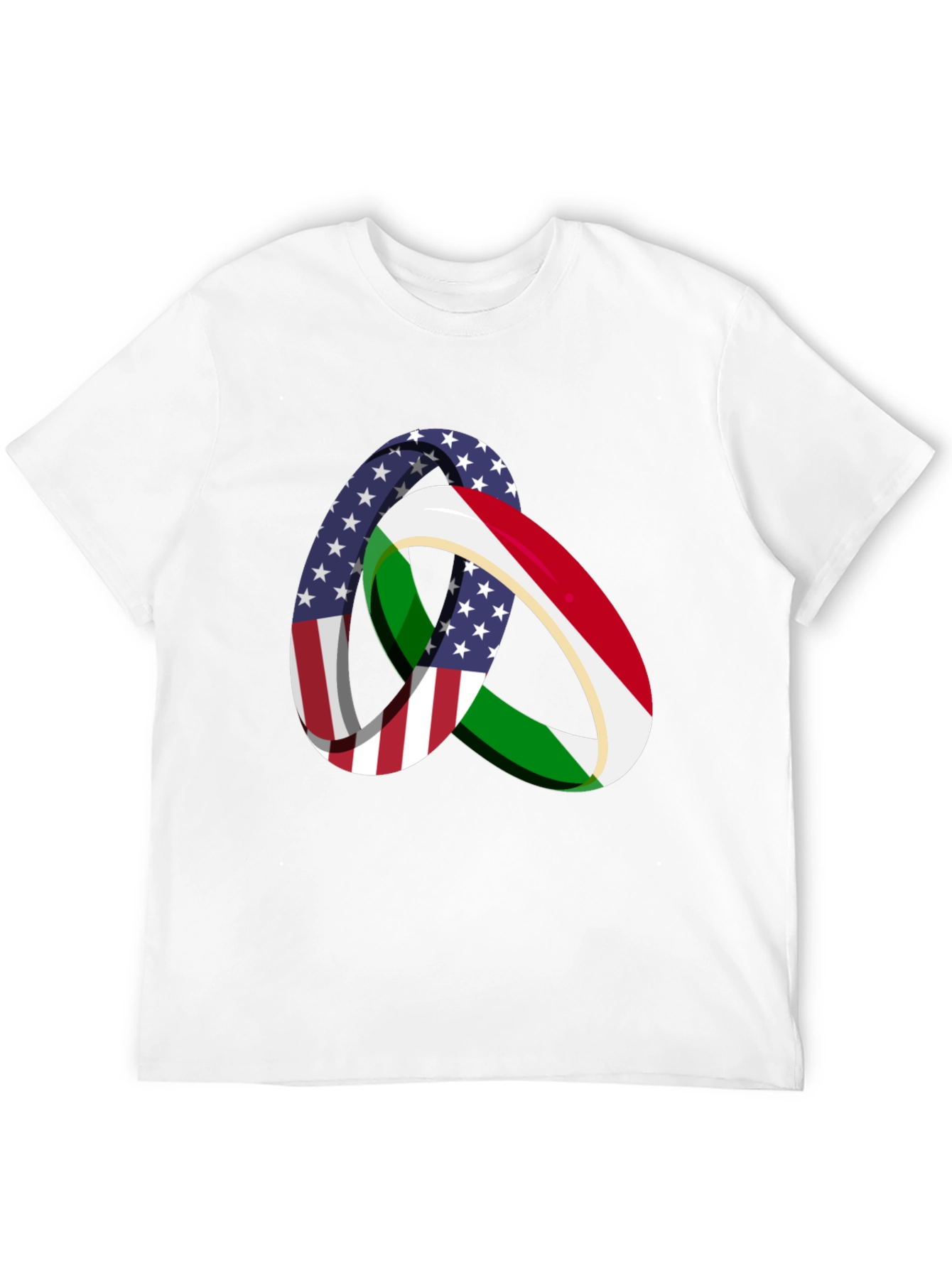 USA Italy Friendship T-Shirt