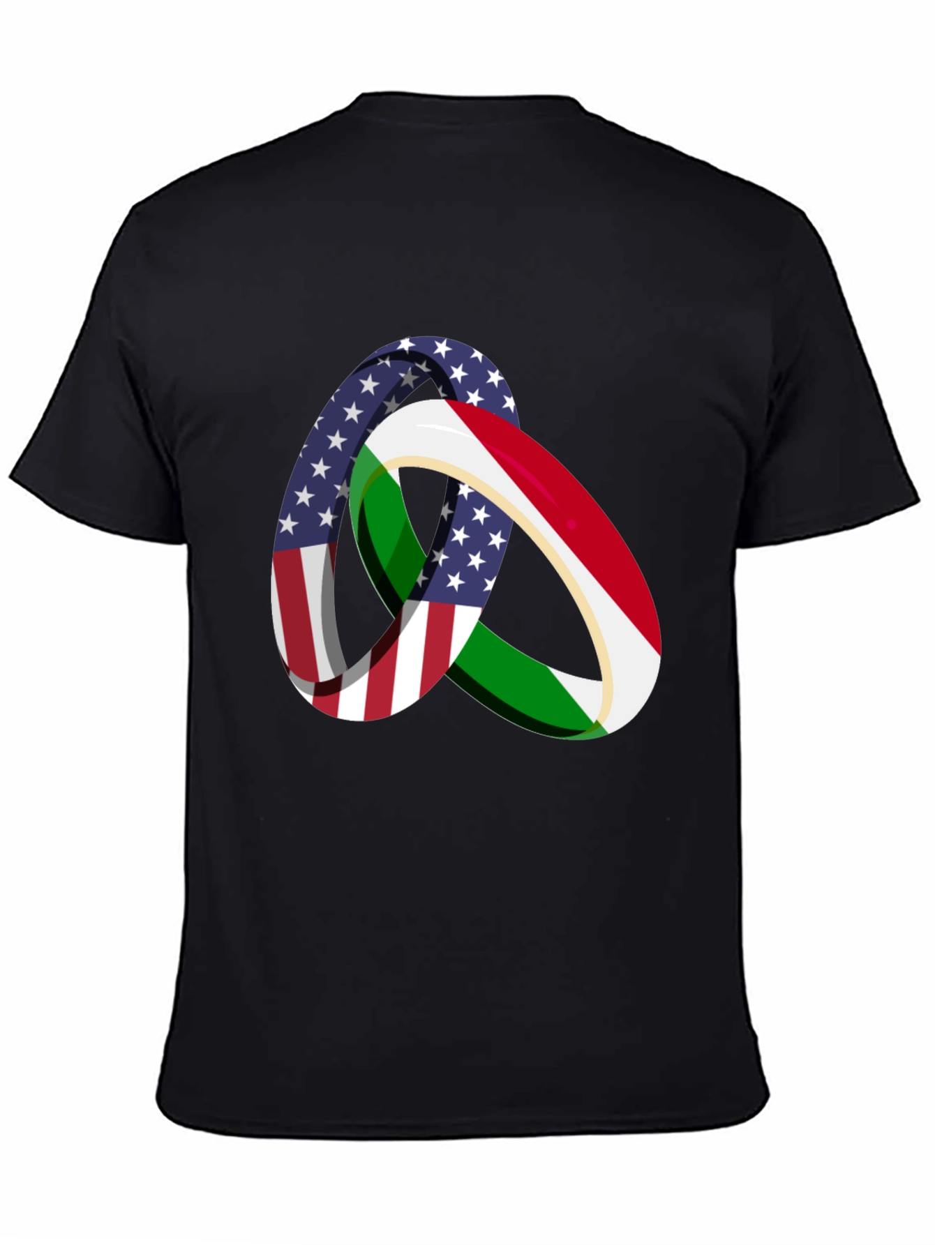 USA Italy Friendship T-Shirt