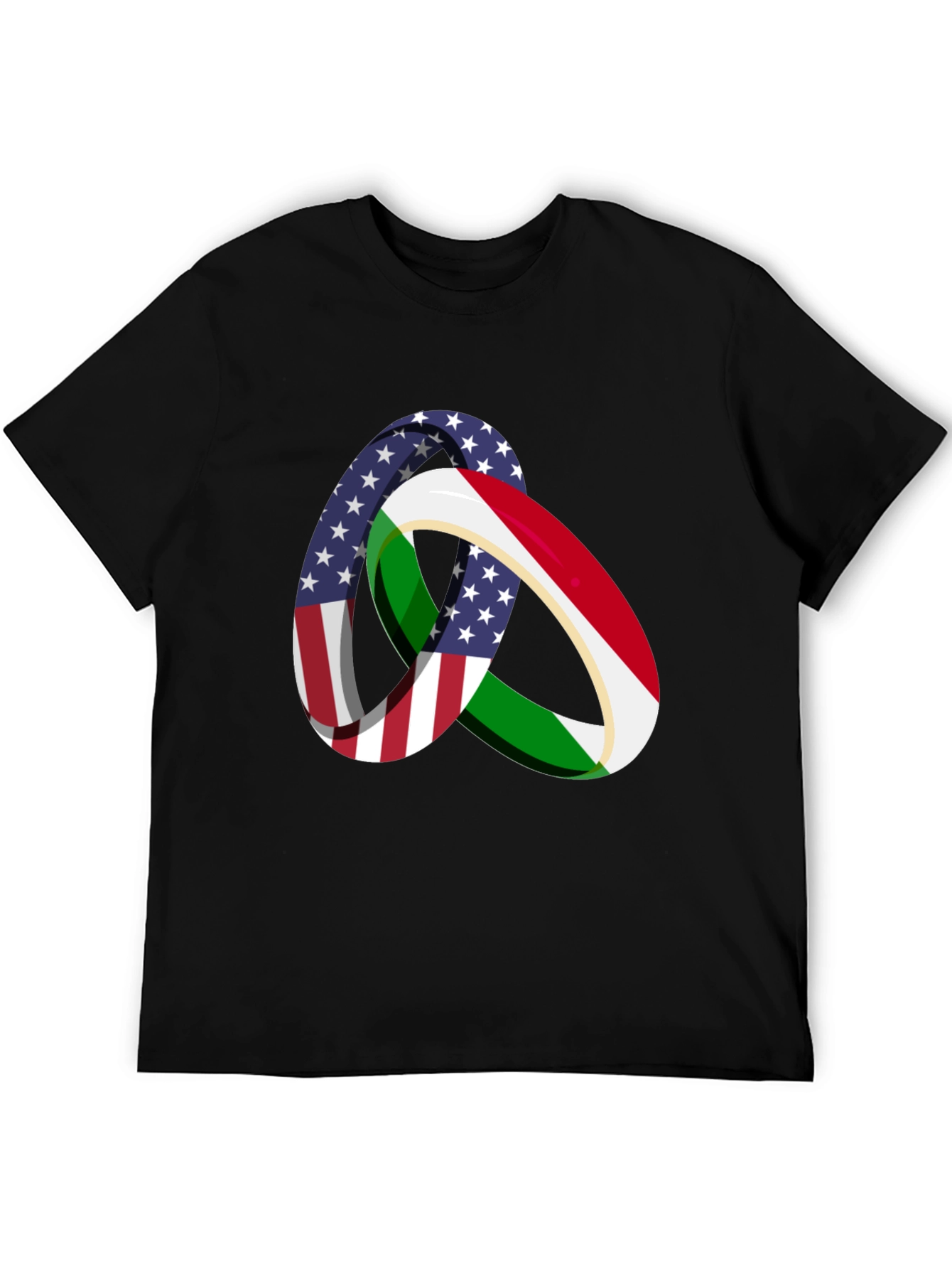 USA Italy Friendship T-Shirt