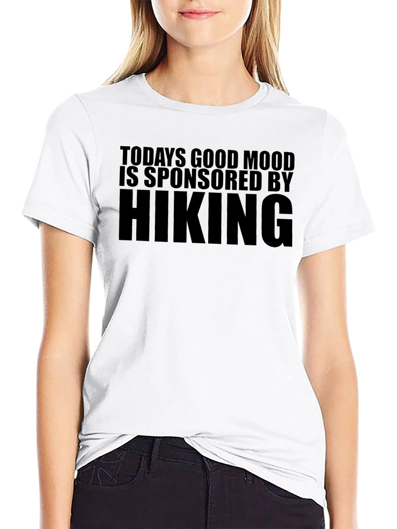 Hiking Sponsored T-Shirt - Black