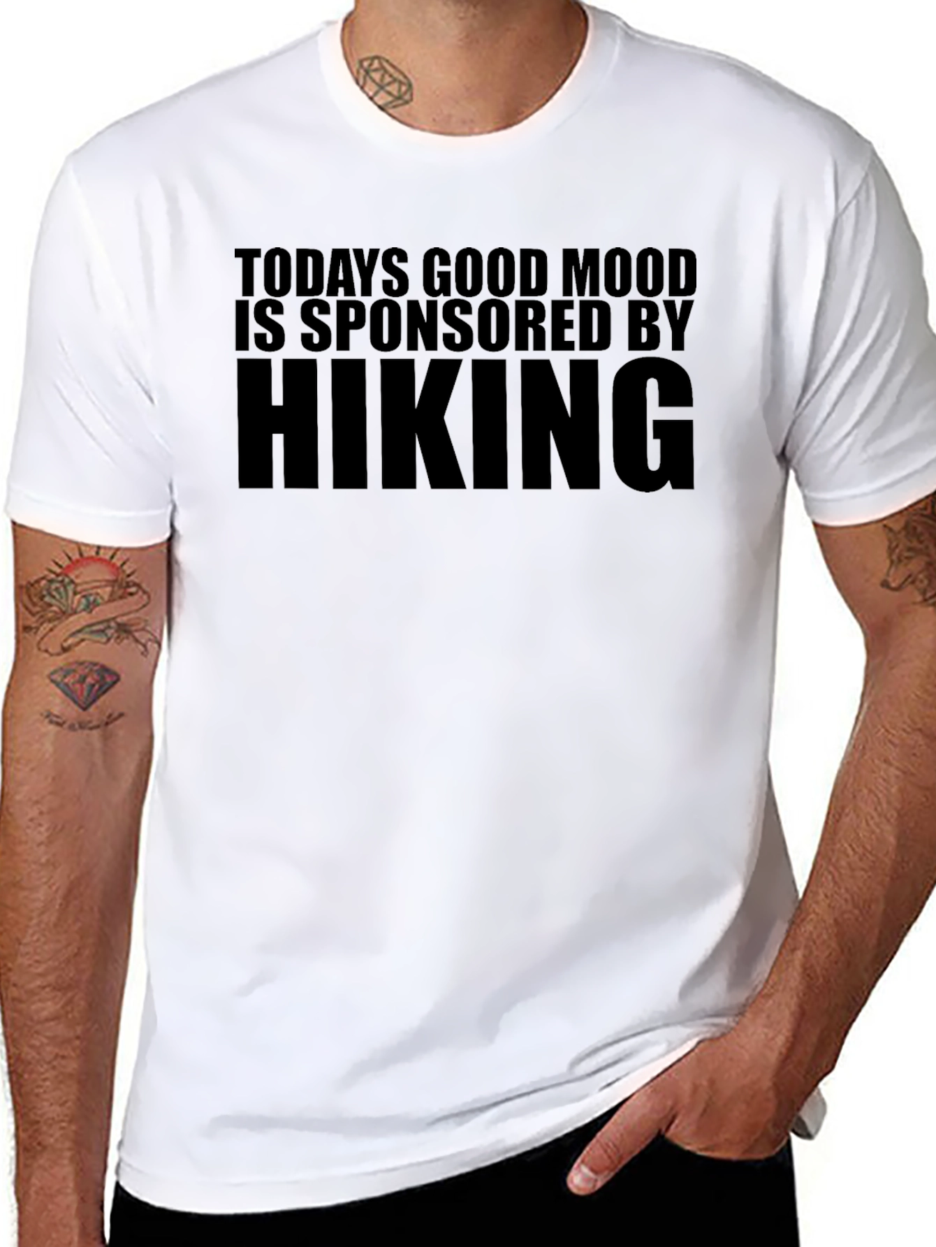 Hiking Sponsored T-Shirt - Black