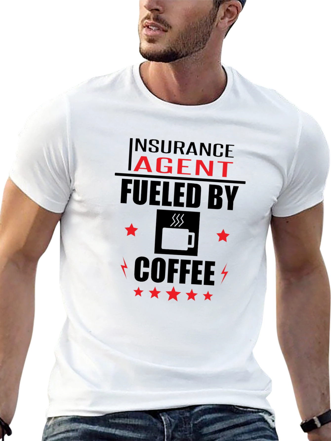 Insurance Agent Fuel Coffee T-Shirt
