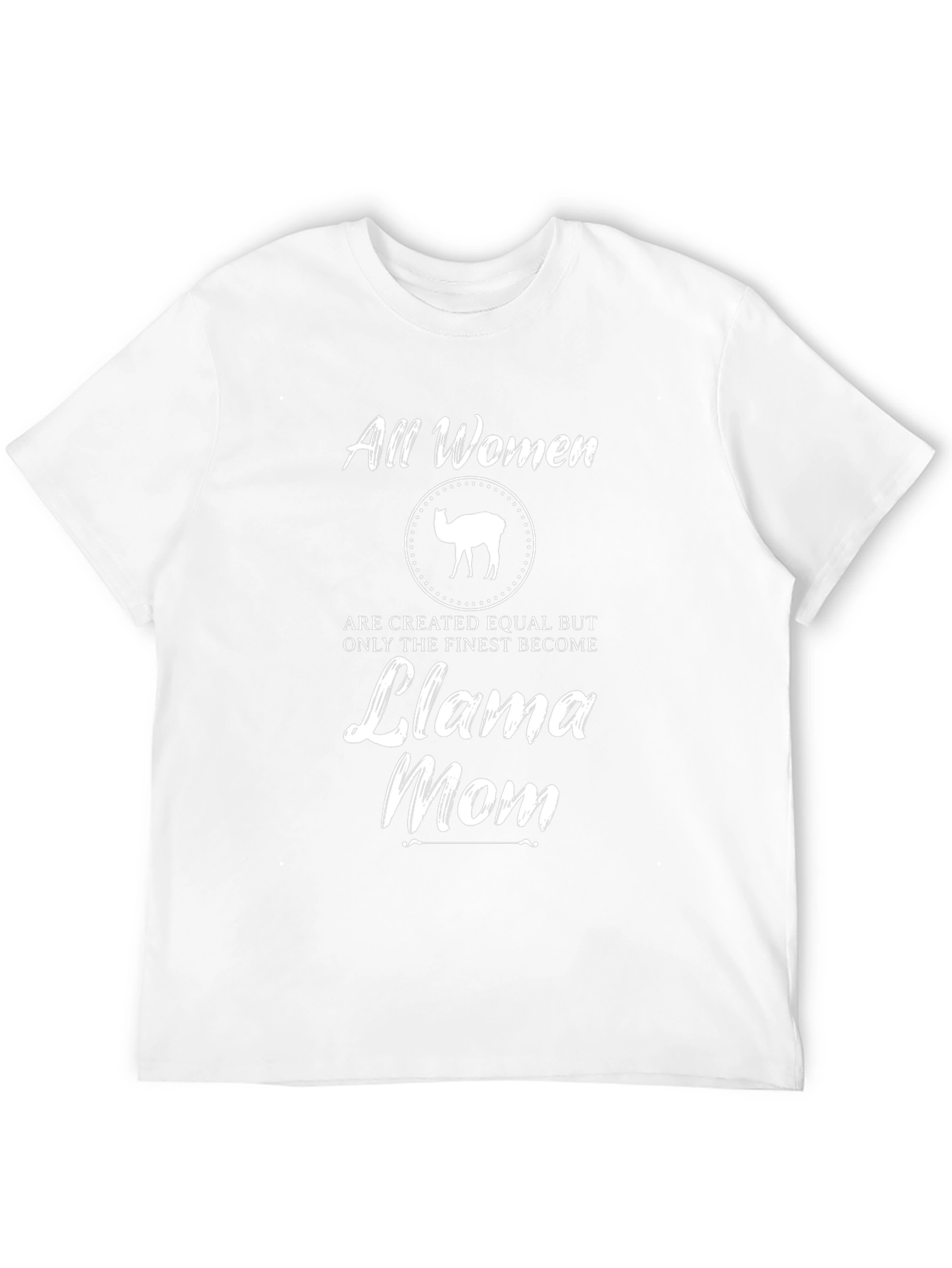 All Women Llama Mom T-Shirt