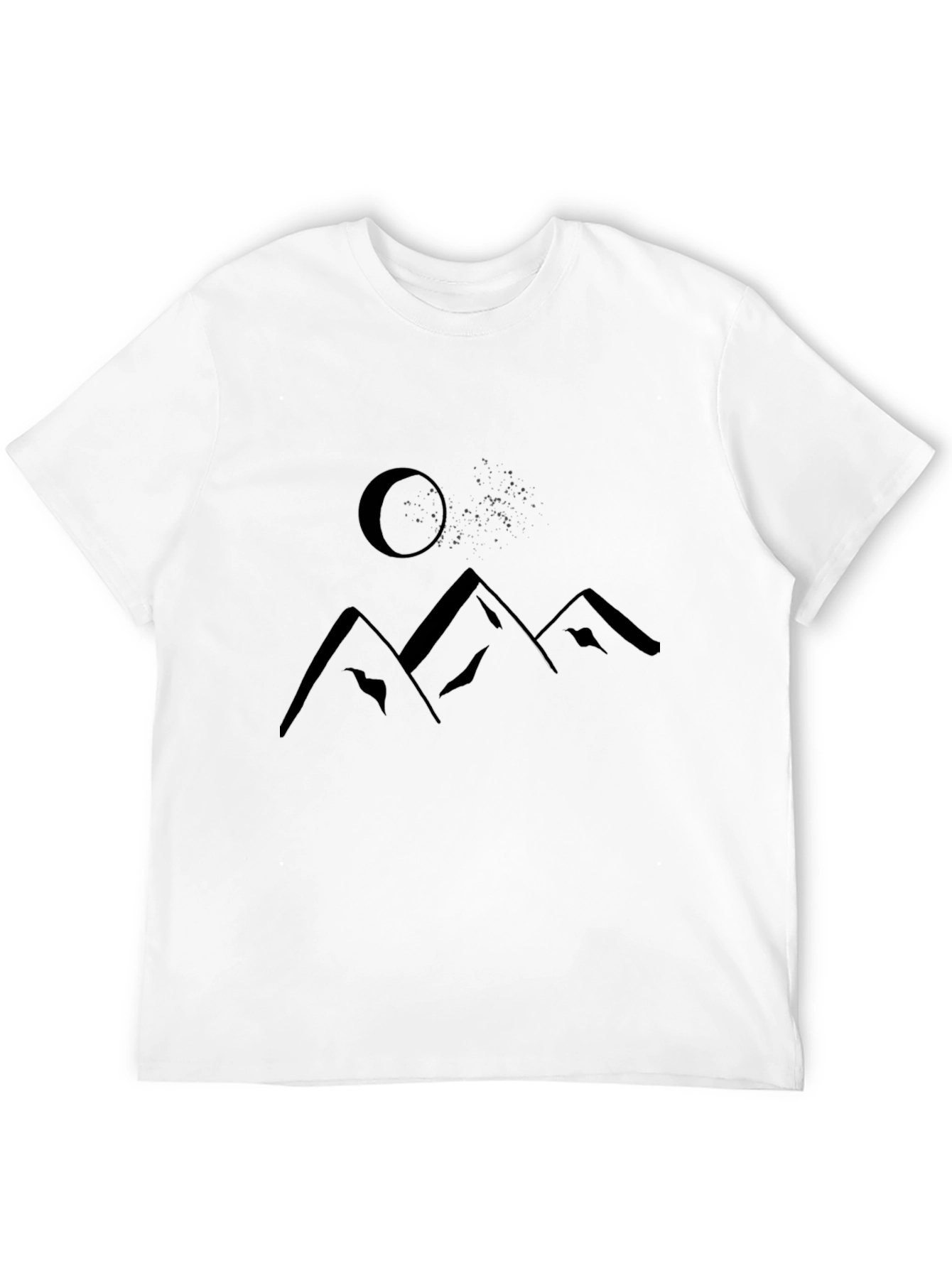 Mountain Moon Mens Graphic Tee