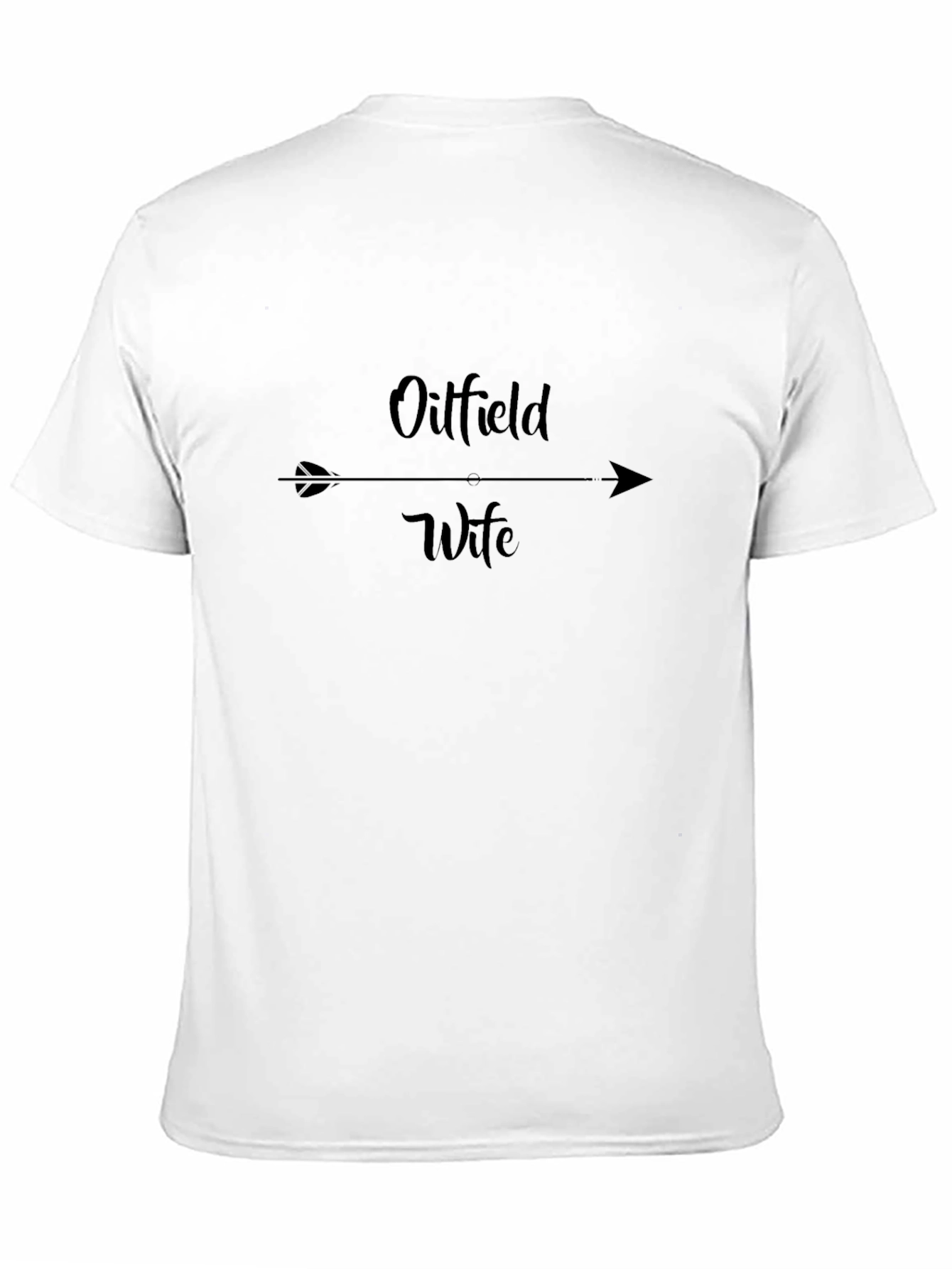 Oilfield Wife Arrow T-Shirt - Black