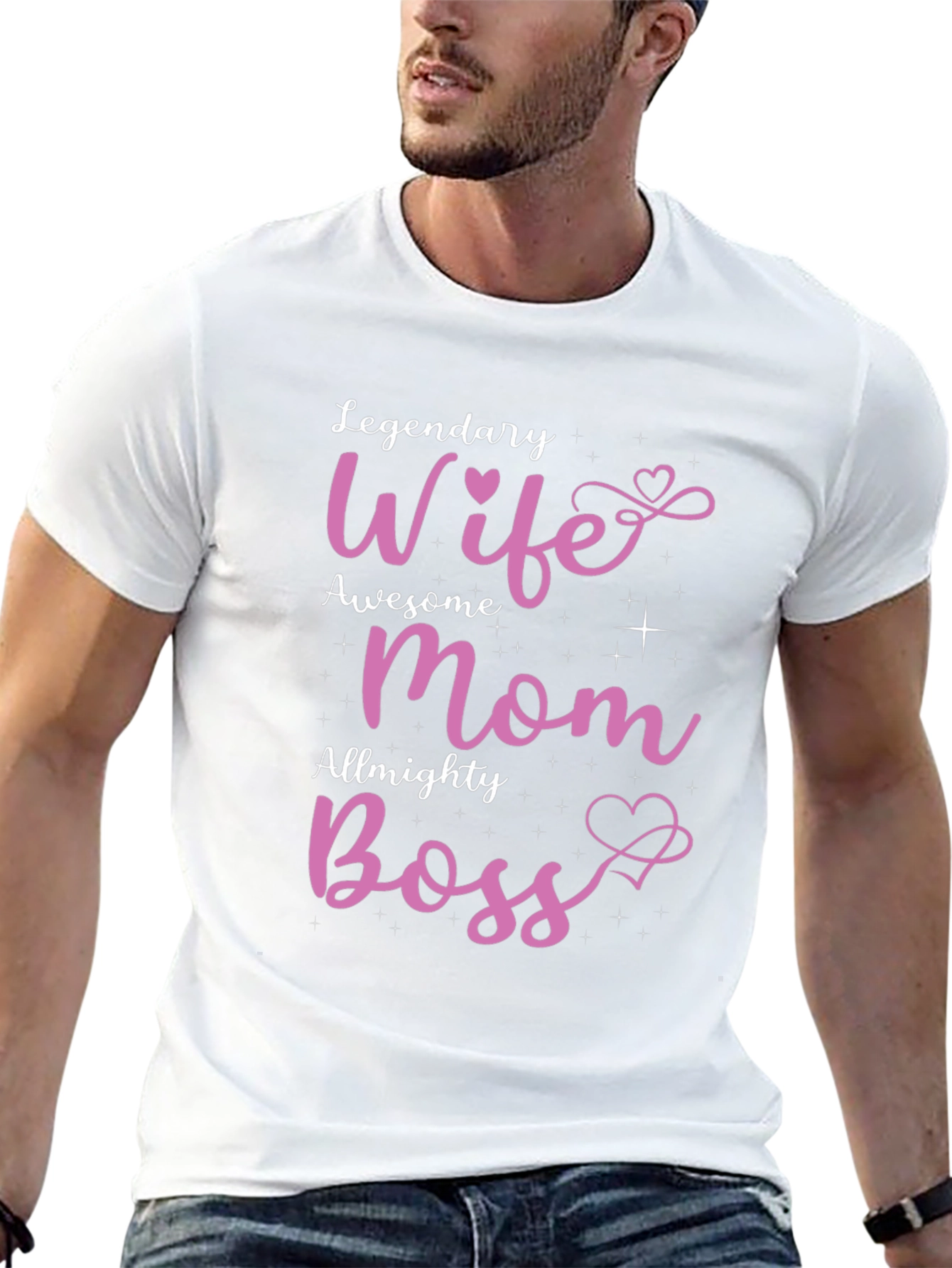 Legendary Wife Awesome Mom Almighty Boss T-Shirt