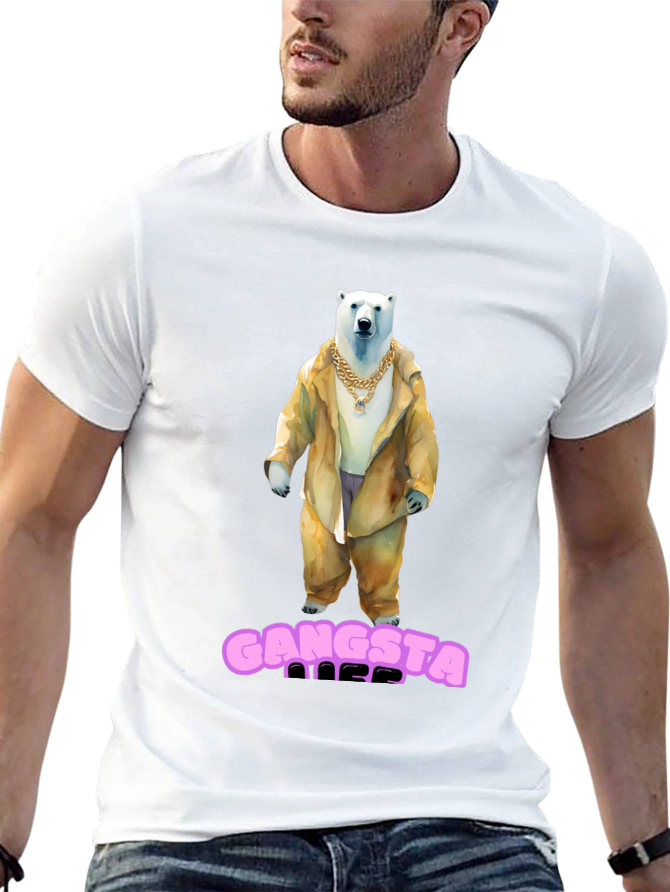 Gangsta Niner Bear T-Shirt