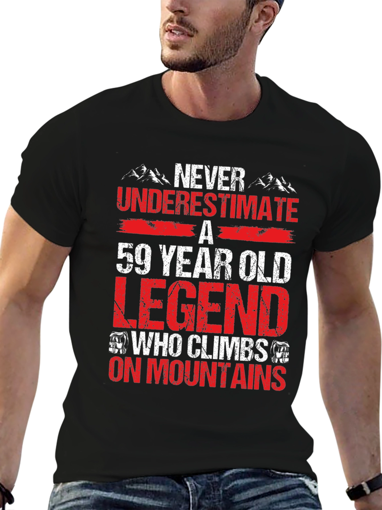 59 Year Old Legend Climber T-Shirt