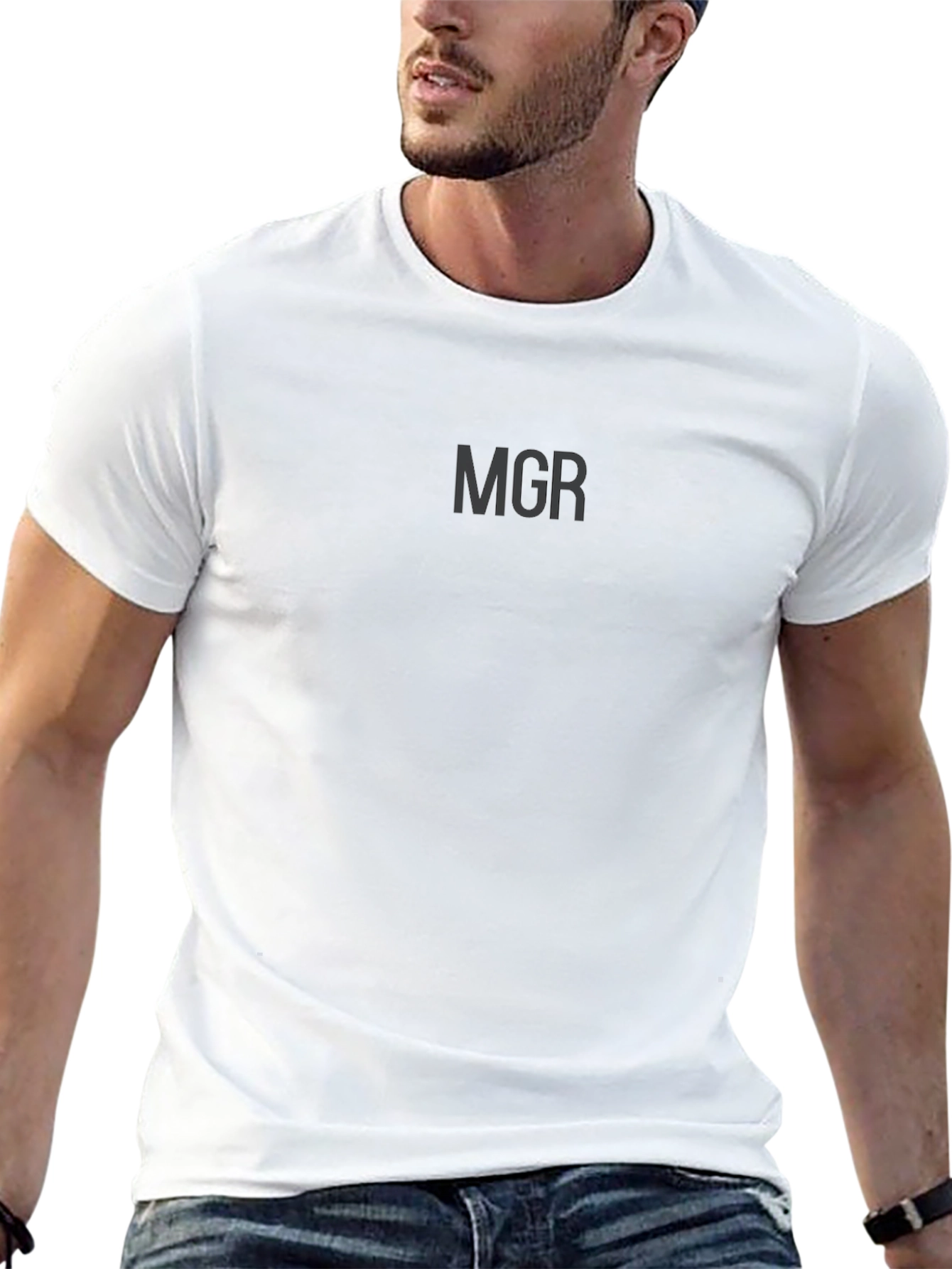 MGR Black Crewneck T-Shirt - Menswear Essential