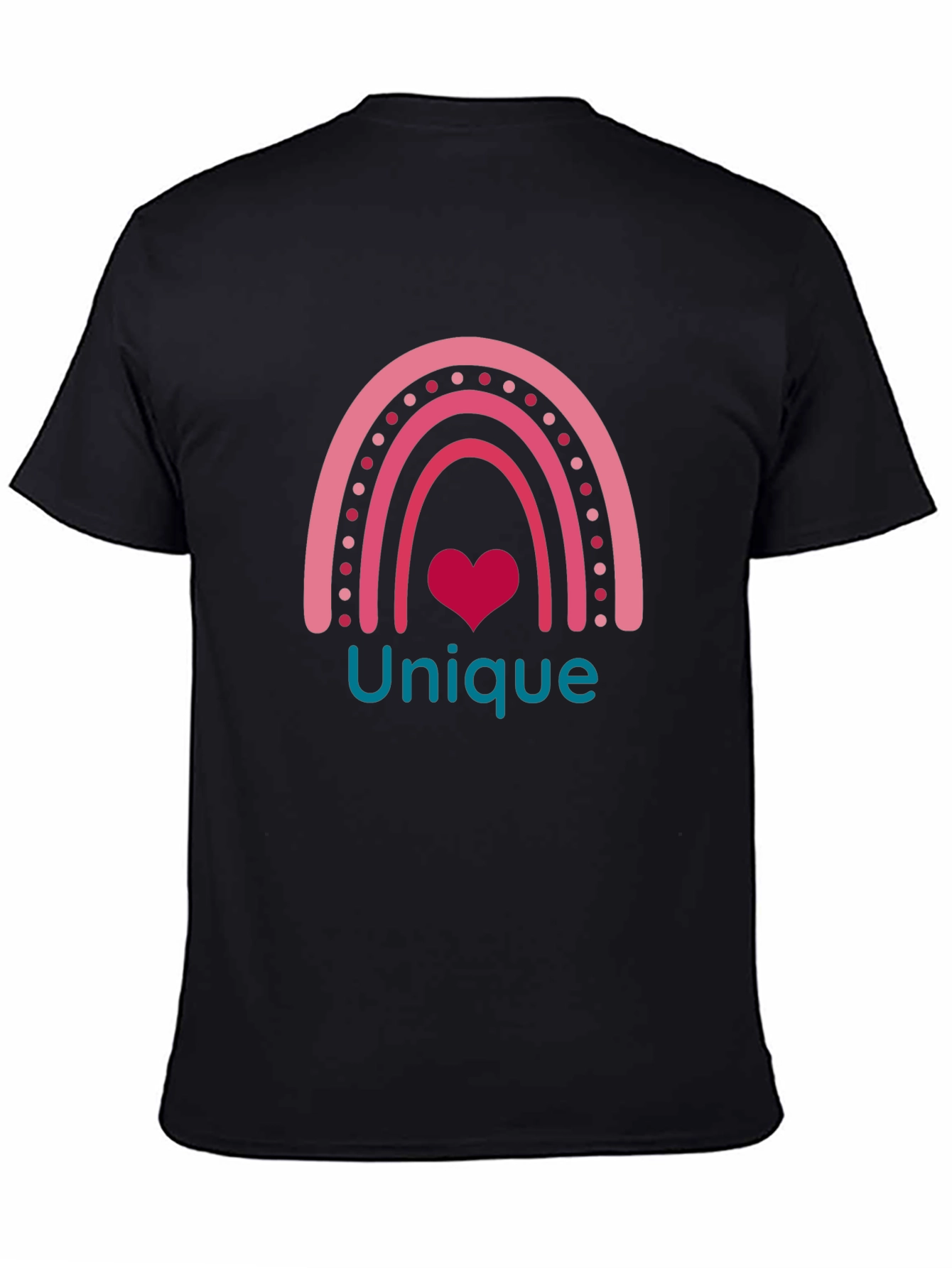 Unique Rainbow Heart Tee