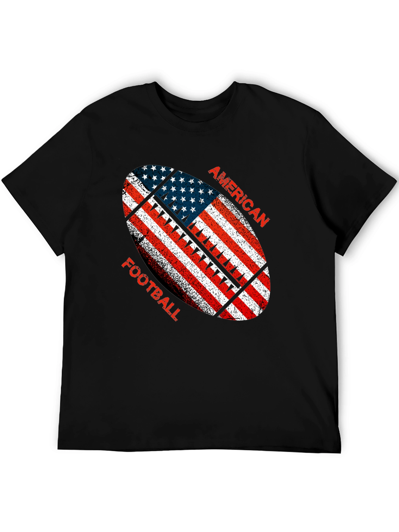 American Football USA Flag T-Shirt
