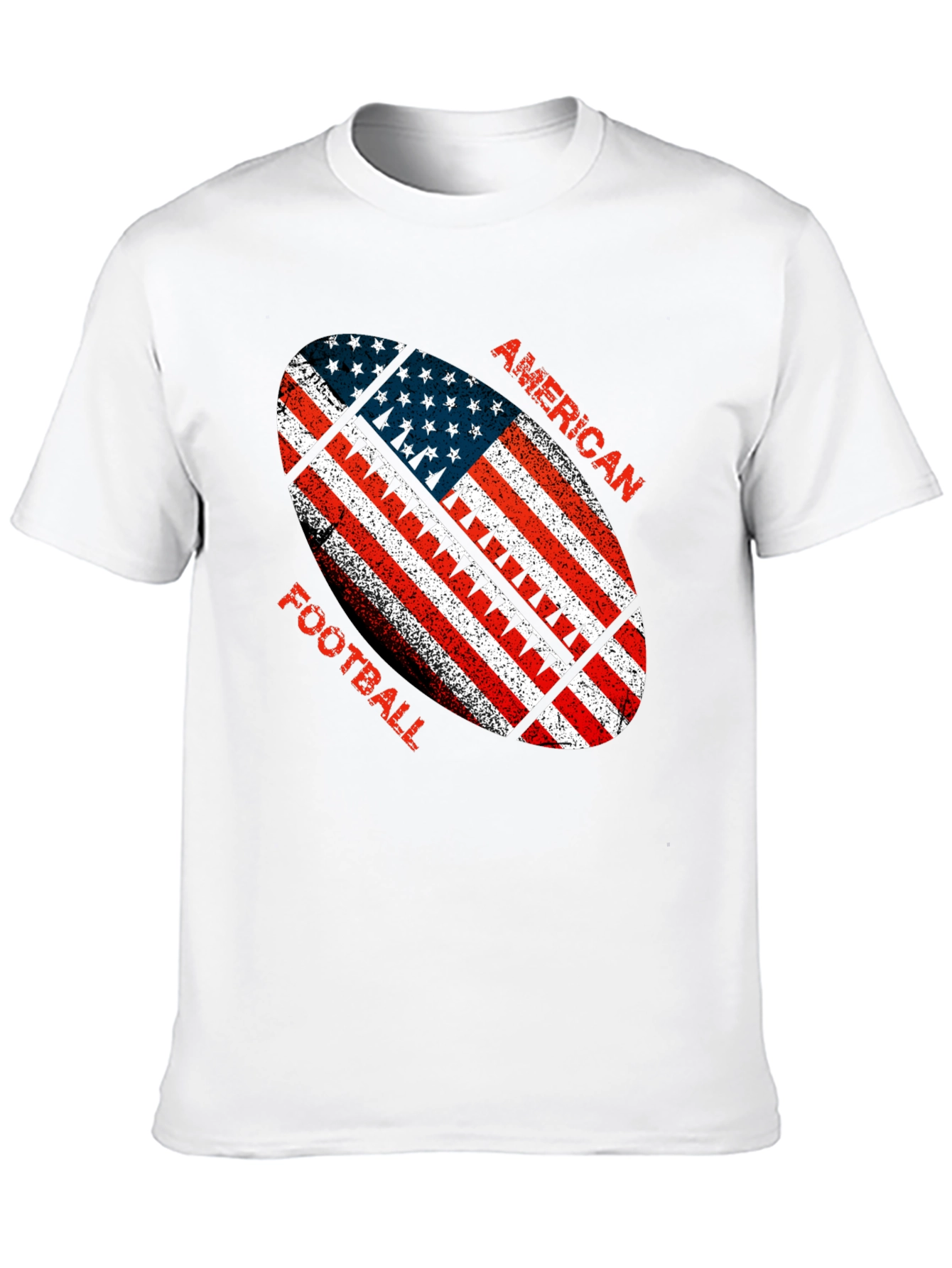 American Football USA Flag T-Shirt