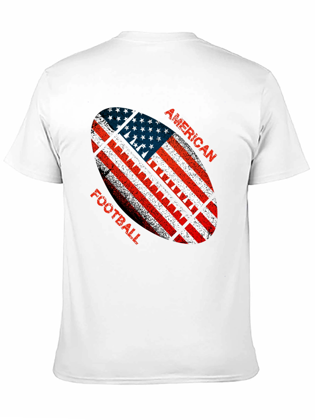 American Football USA Flag T-Shirt