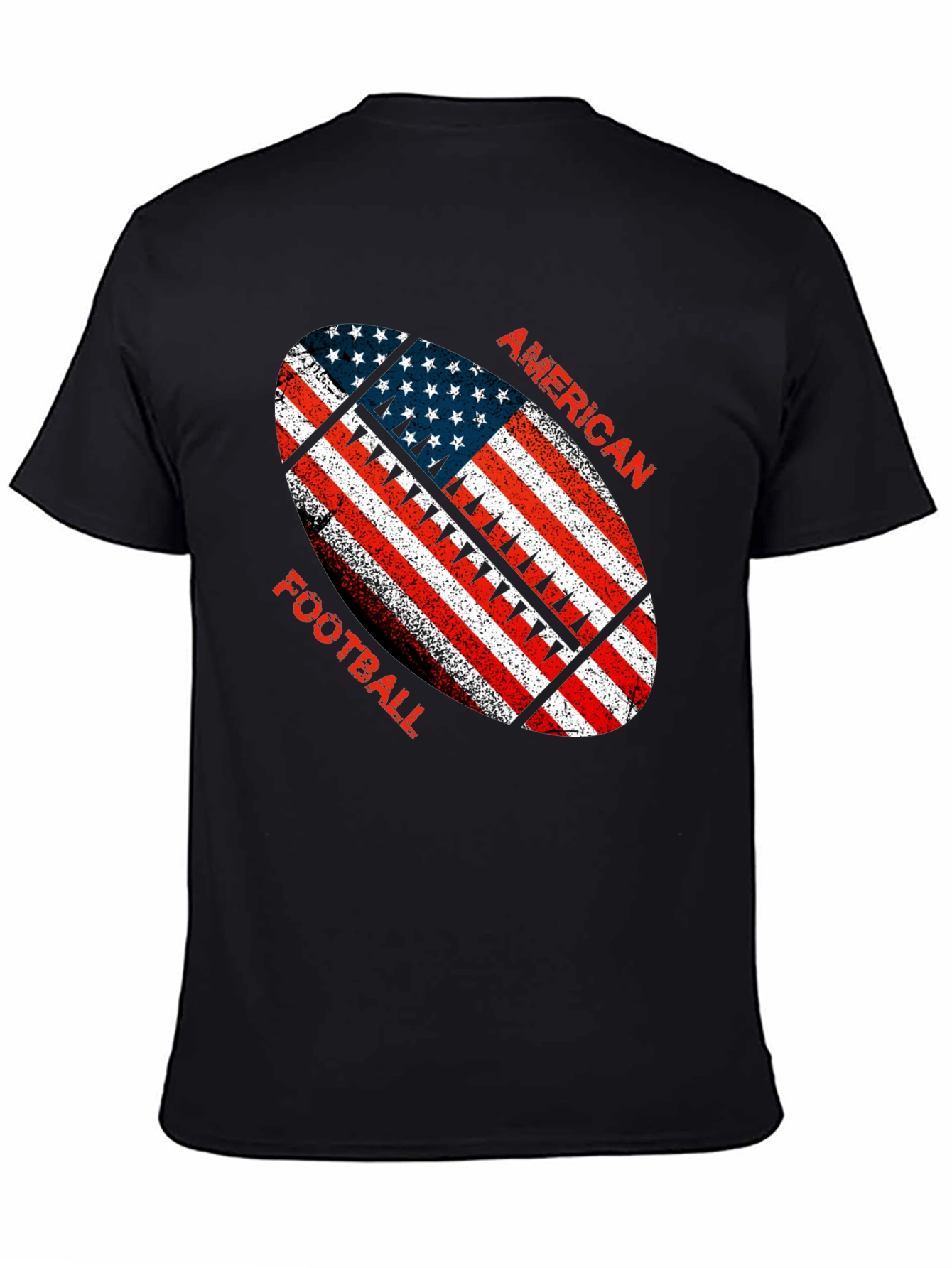 American Football USA Flag T-Shirt