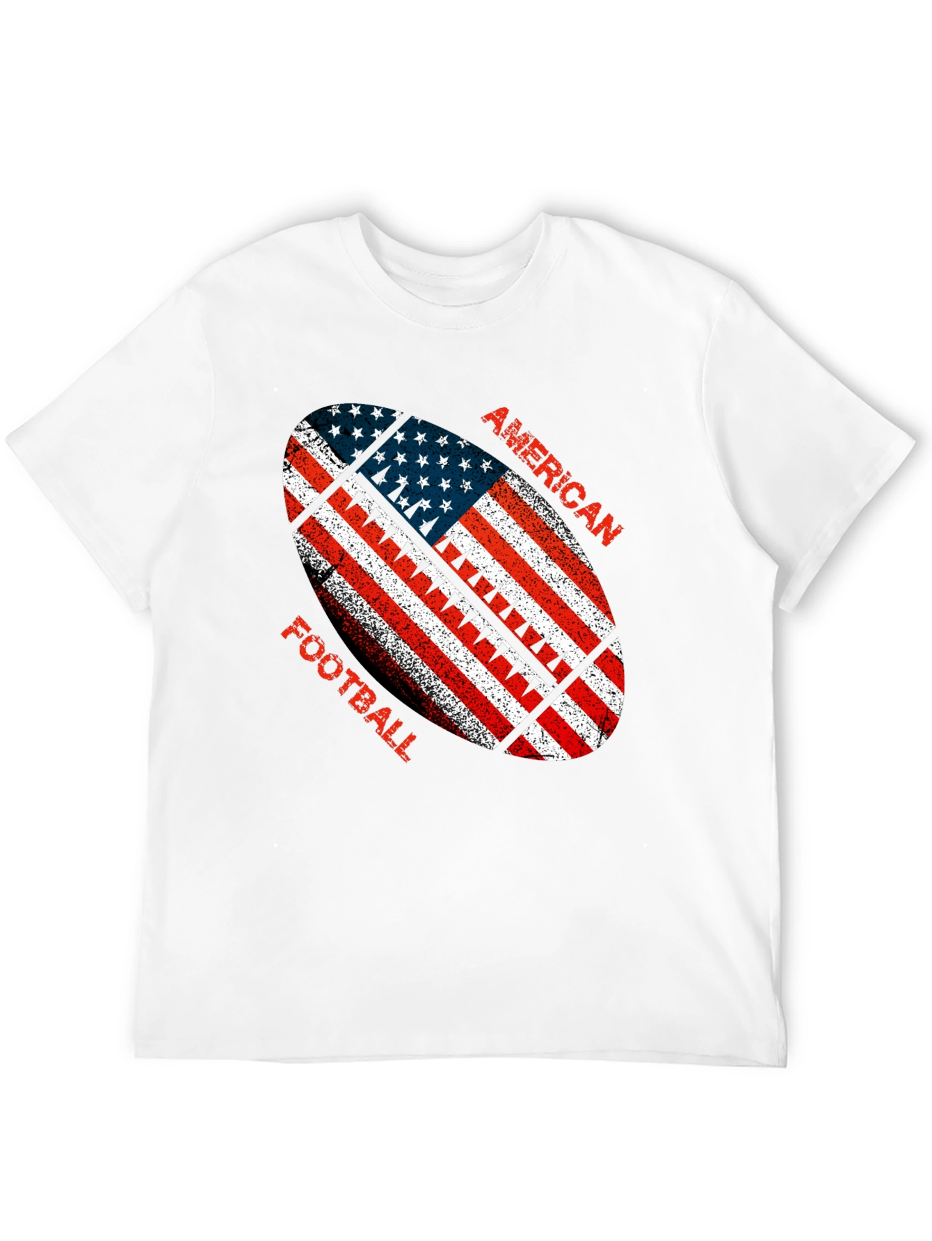 American Football USA Flag T-Shirt