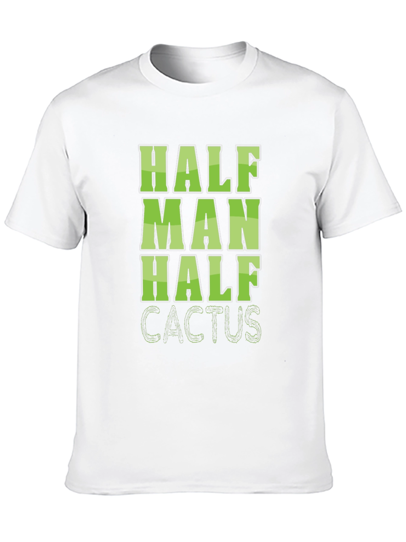 Half Man Half Cactus Graphic Tee