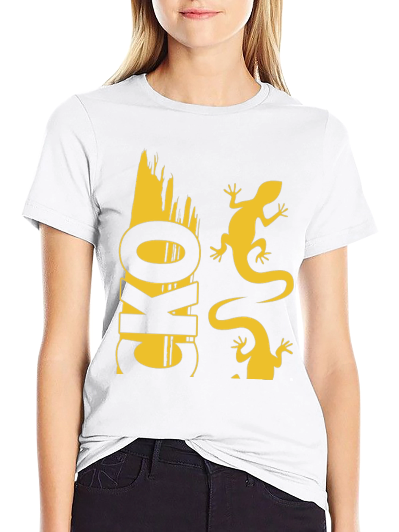 Cool Graphic Tee - Lizards & Lettering