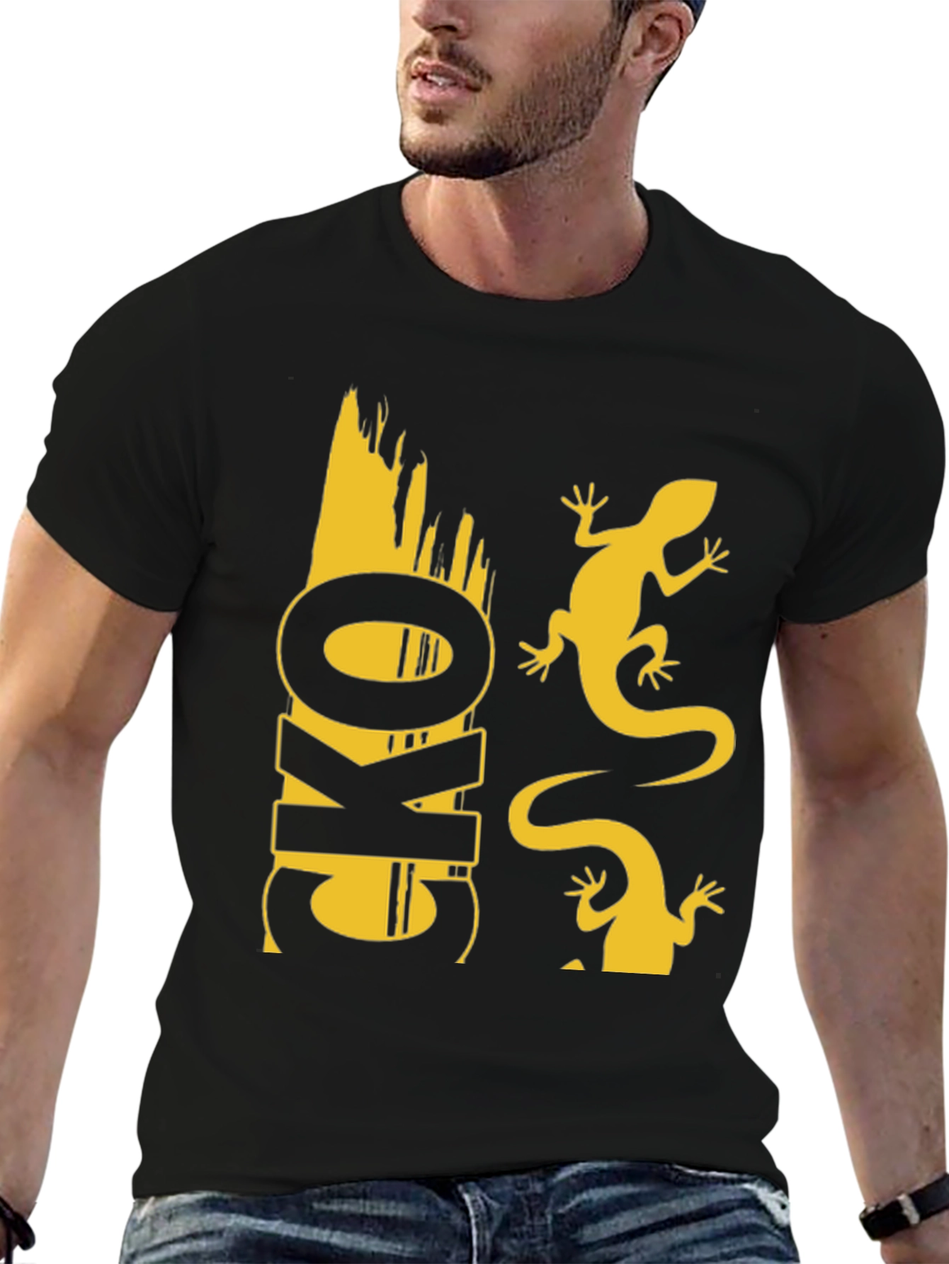 Cool Graphic Tee - Lizards & Lettering