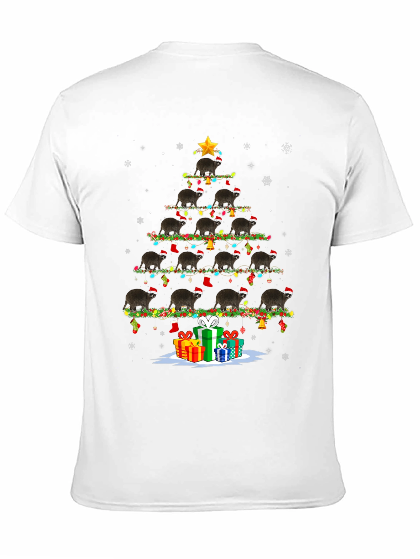 Sloth Christmas Tree T-Shirt