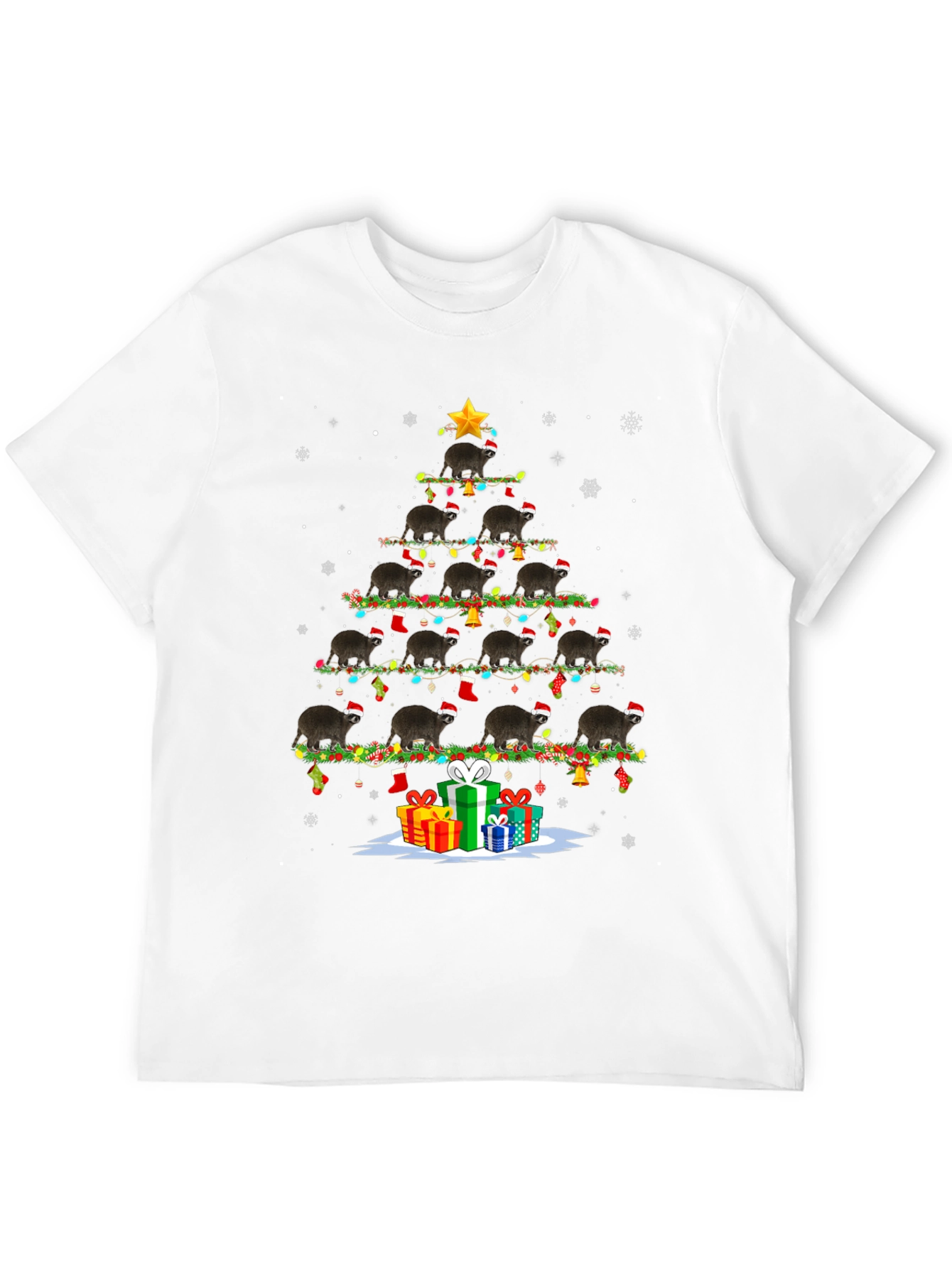 Sloth Christmas Tree T-Shirt