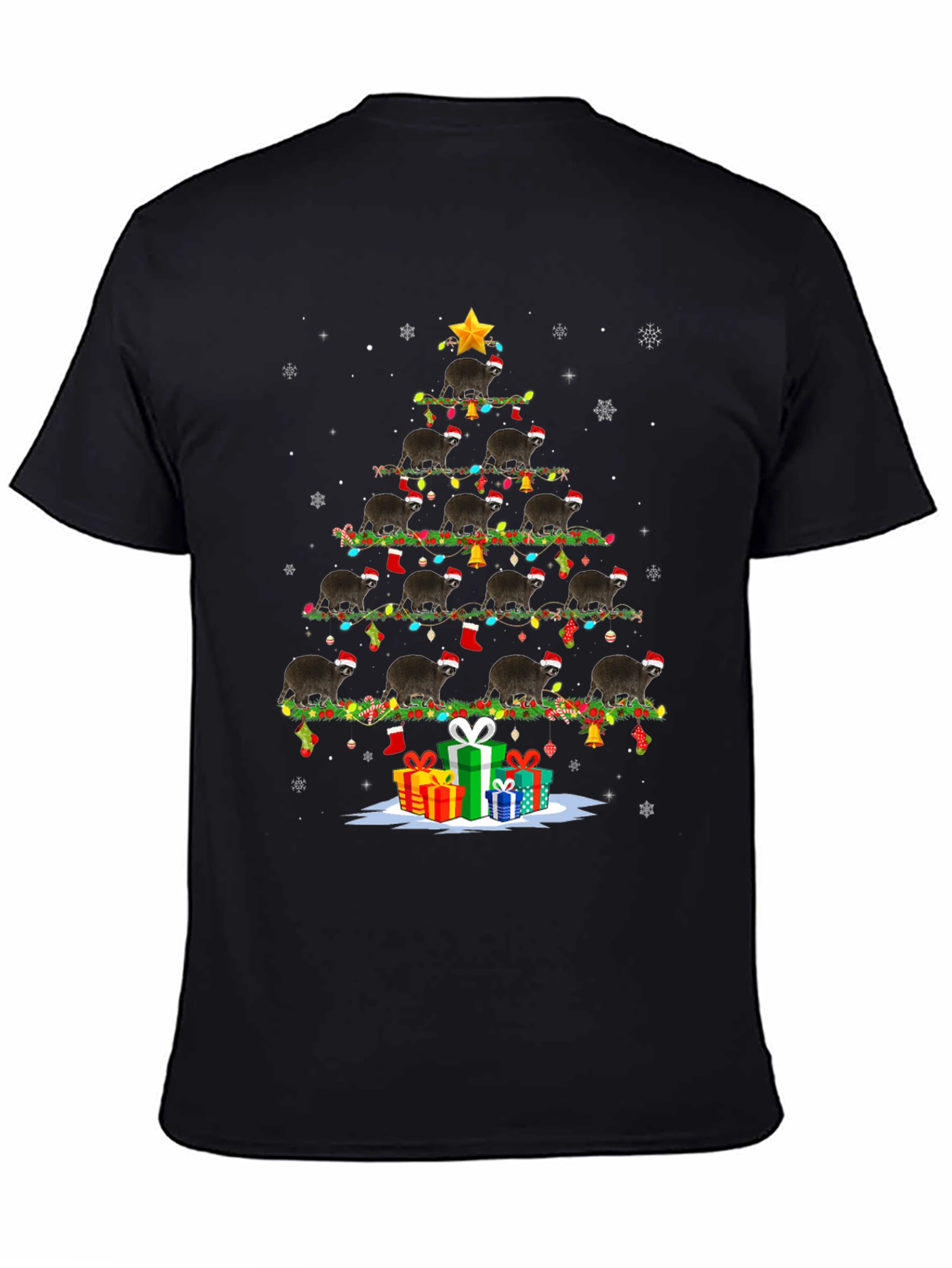 Sloth Christmas Tree T-Shirt