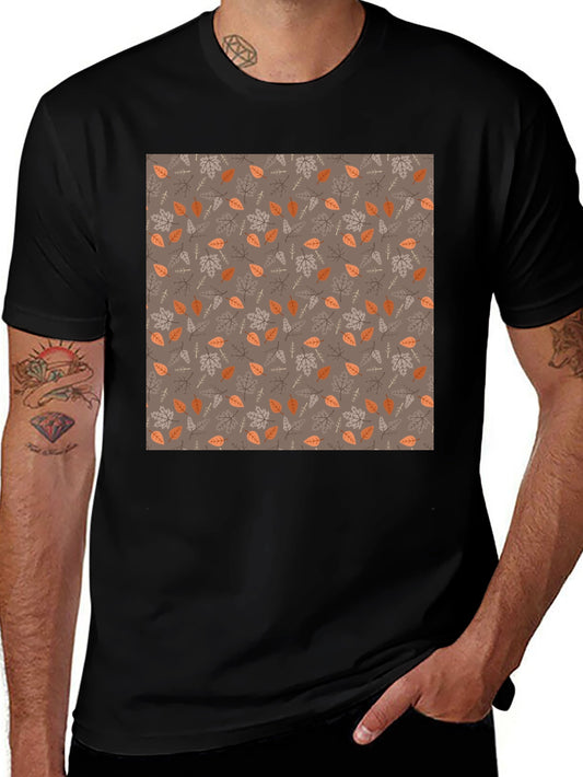 Autumn Leaf Print T-Shirt