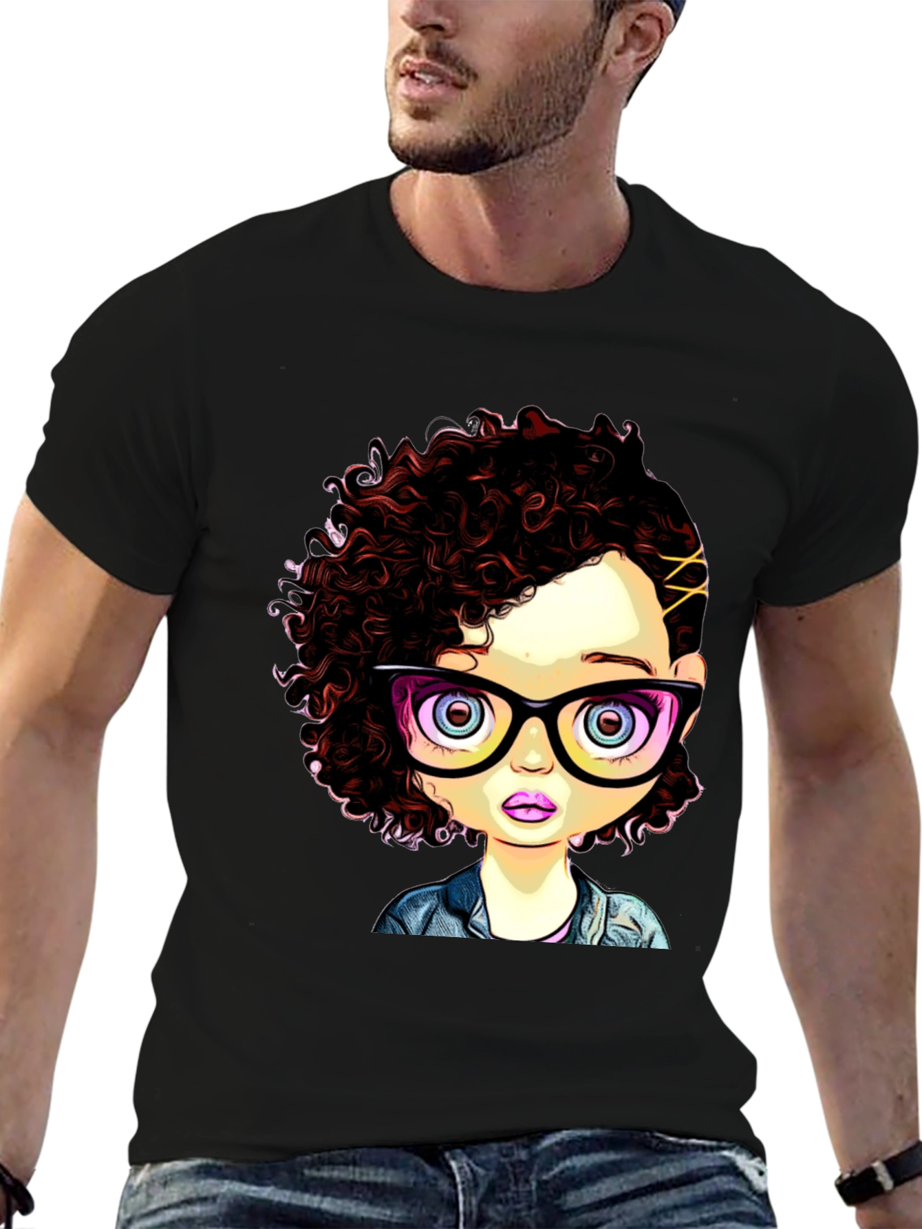 Funky Cartoon Girl T-Shirt