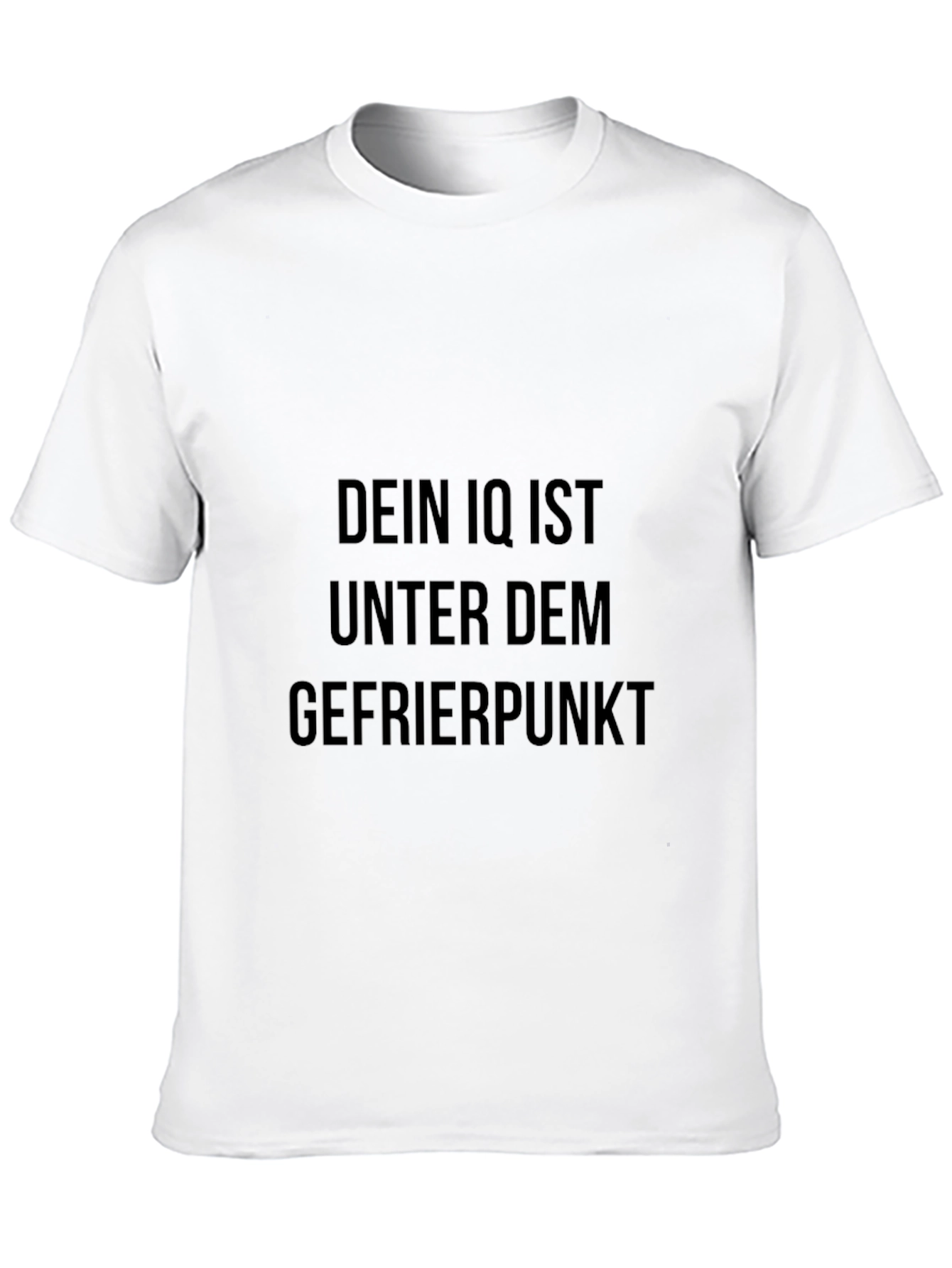 Funny German Slogan Black T-Shirt