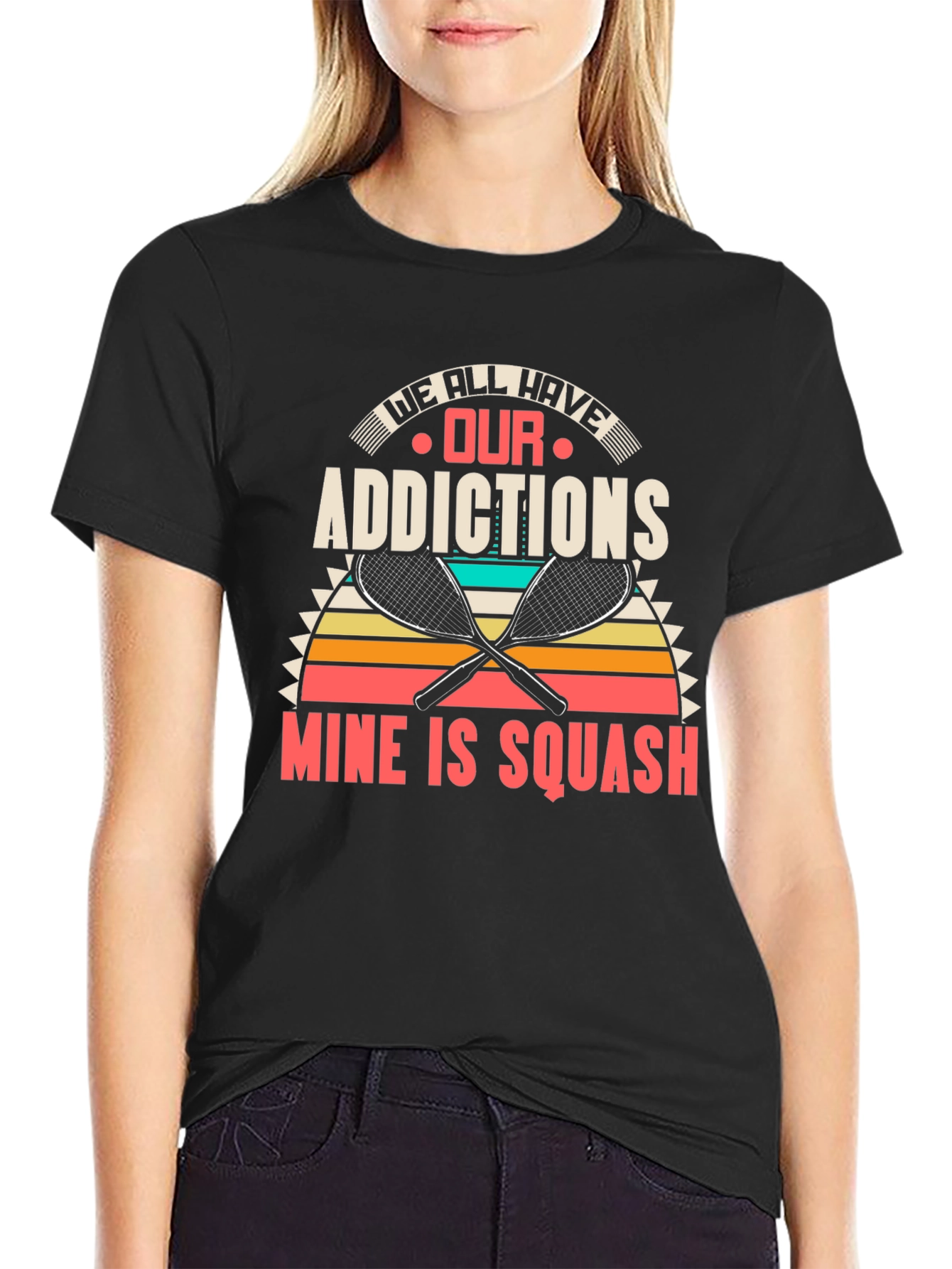 Squash Addiction T-Shirt - Unisex Graphic Tee