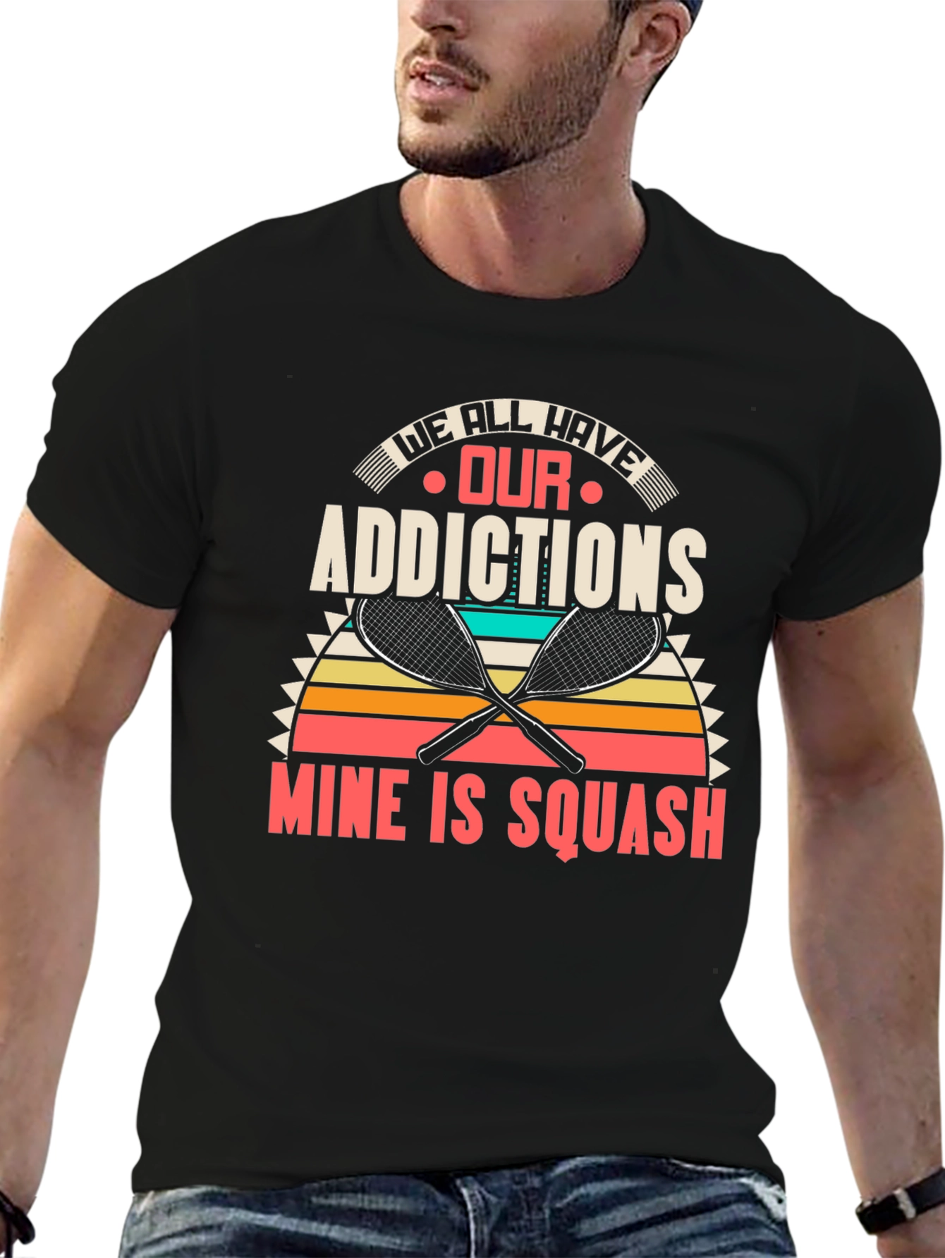 Squash Addiction T-Shirt - Unisex Graphic Tee