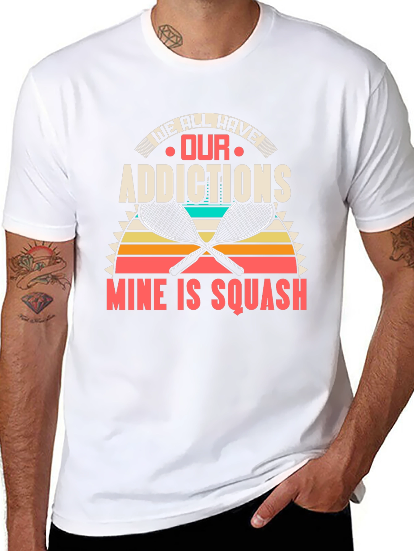 Squash Addiction T-Shirt - Unisex Graphic Tee