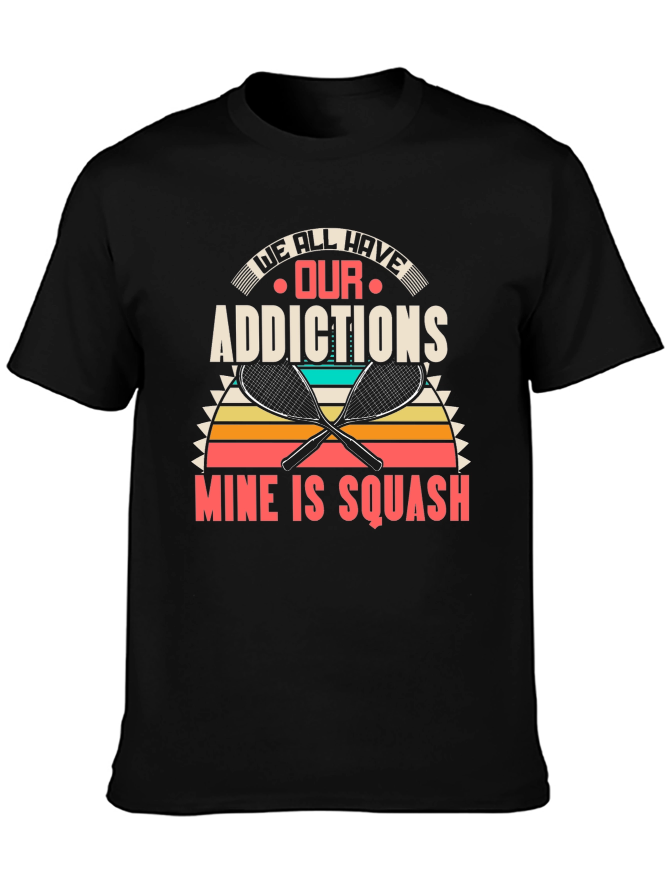 Squash Addiction T-Shirt - Unisex Graphic Tee