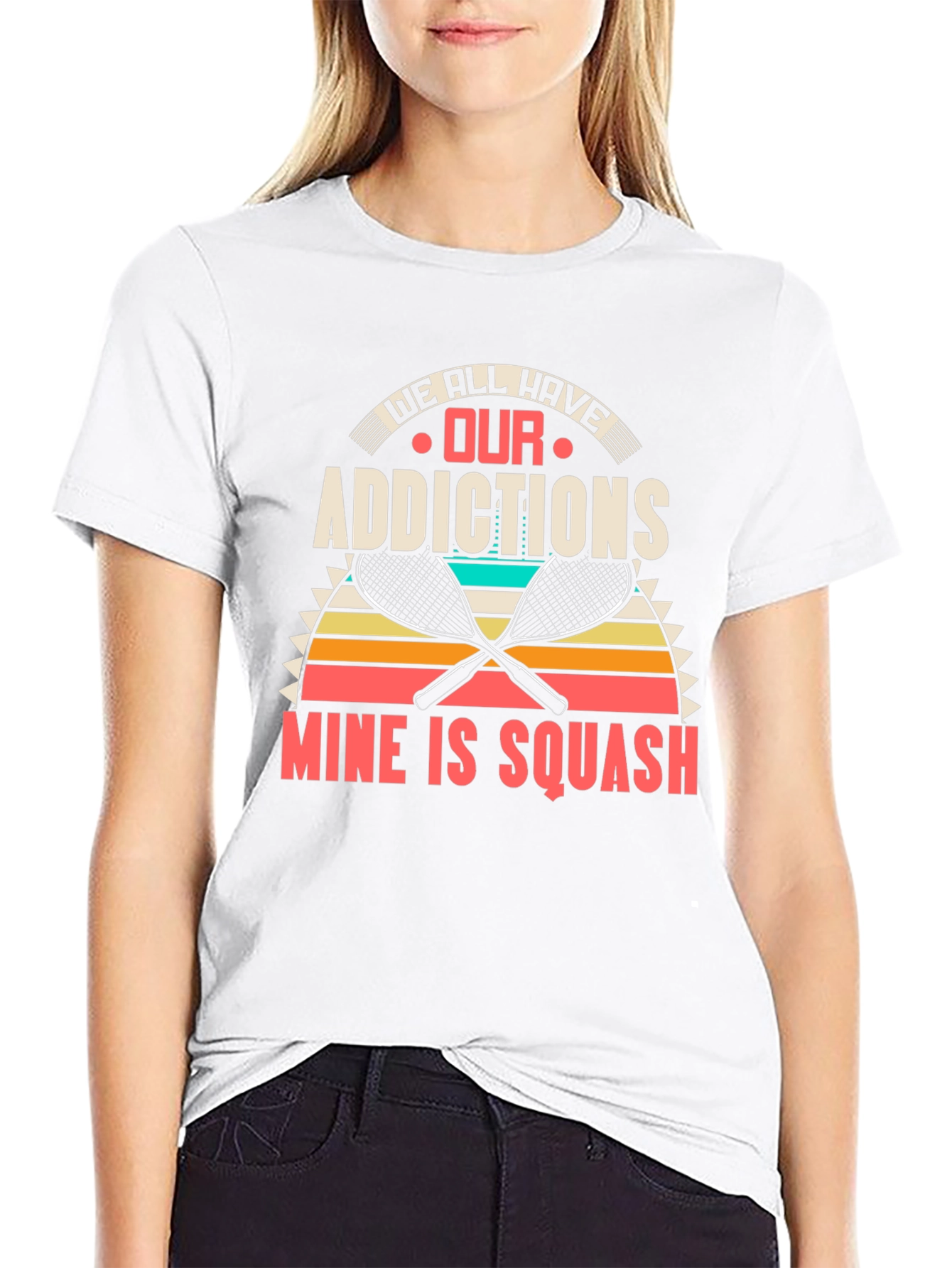 Squash Addiction T-Shirt - Unisex Graphic Tee